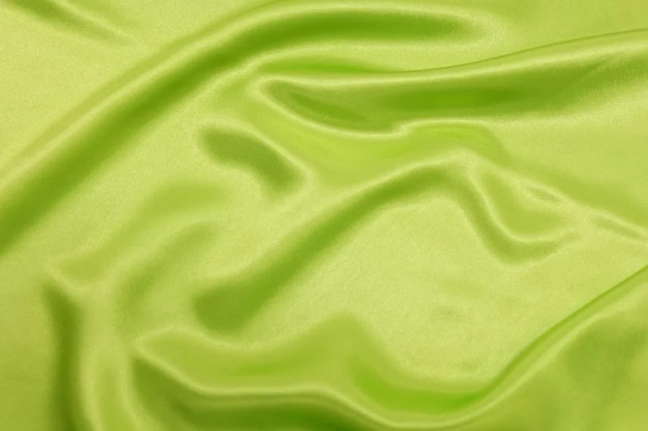 Lime Charmeuse Satin
