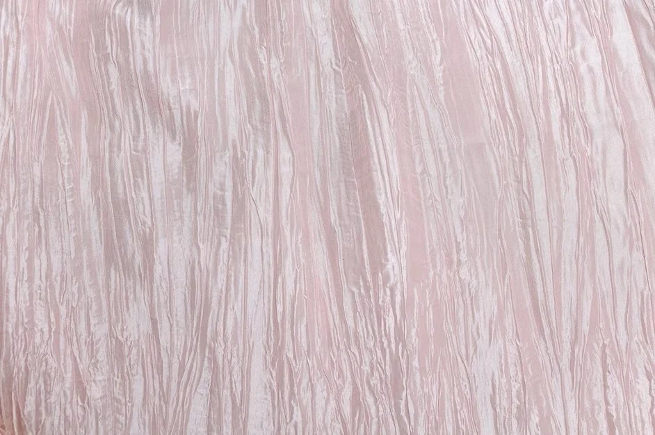 Blush Crushed Taffeta
