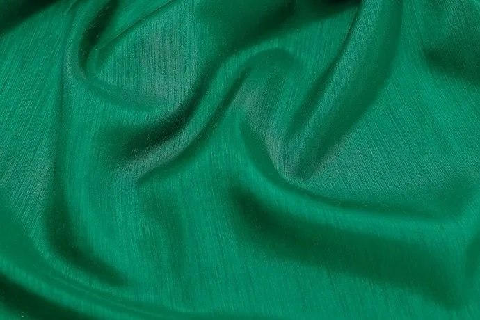 Kelly Green Shantung