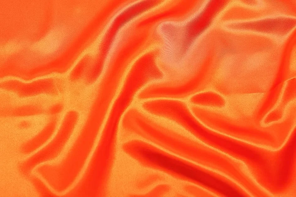 Orange Charmeuse Satin