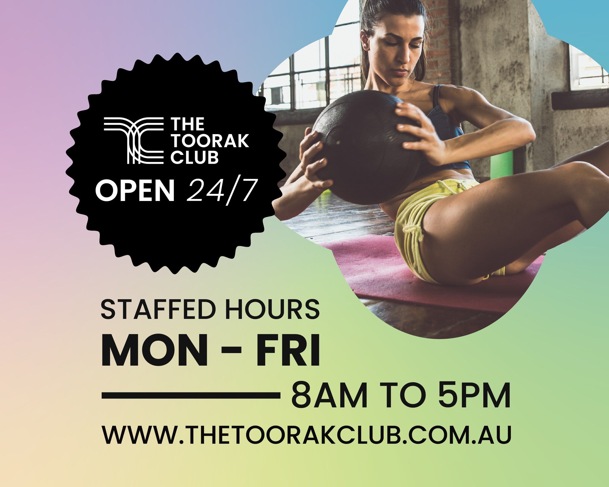 The Toorak Club is staffed during the week from 8am to 5pm. We're here to help!

#thetoorakclub247

☎️ 03 9941 3141
📧 manager@thetoorakclub.com.au
💻 www.thetoorakclub.com.au

#fitness #toorakvillage #toorakgym #fitnessmelbourne #stayfit #melbourneg