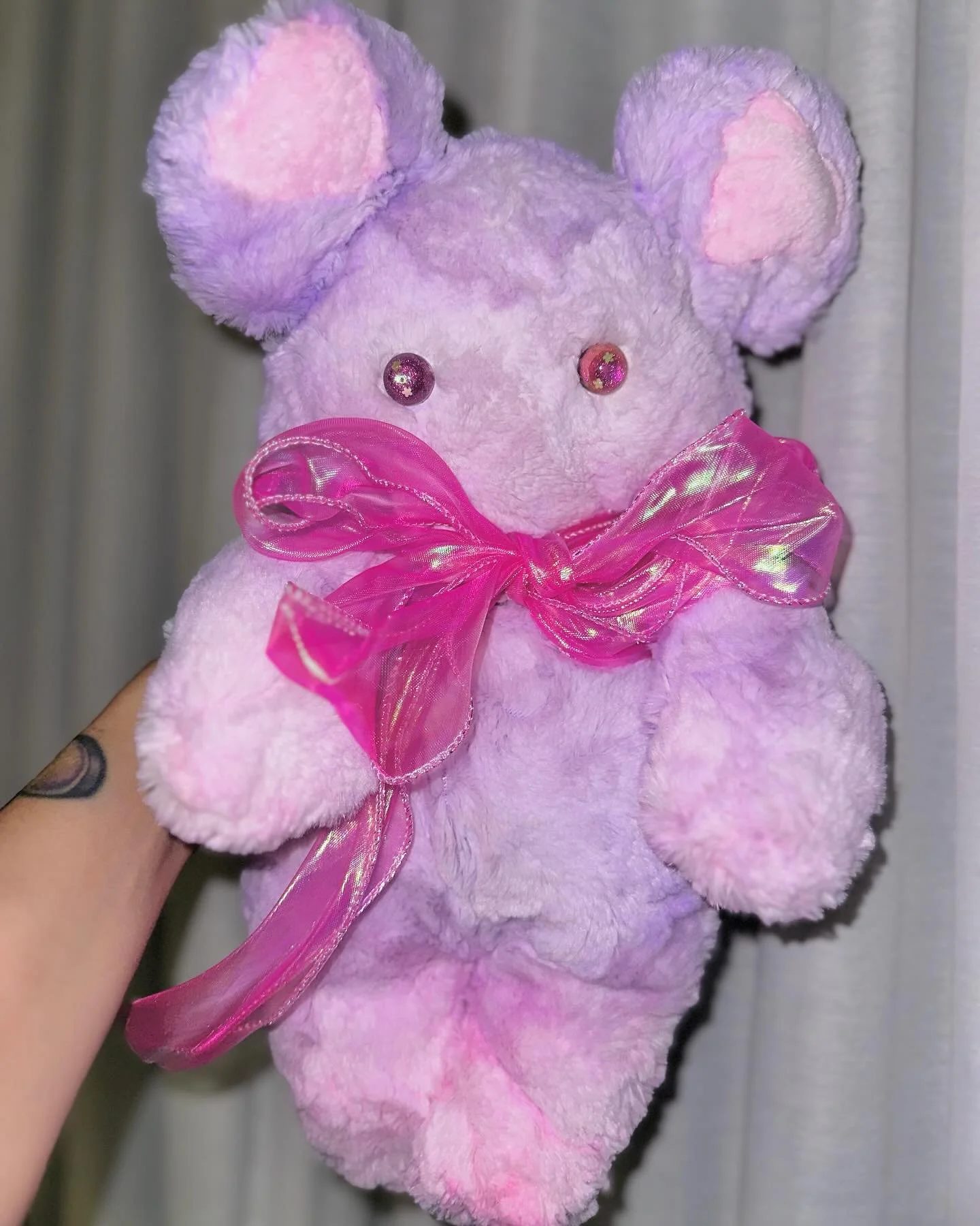 Hi! My name is Jasper. 💜 Made my very first plushie. Aria has been running around with him since I gave him to her. Maybe the start of another hobby? 😂 We&rsquo;ll see. #plushies #plushie #plushieofinstagram