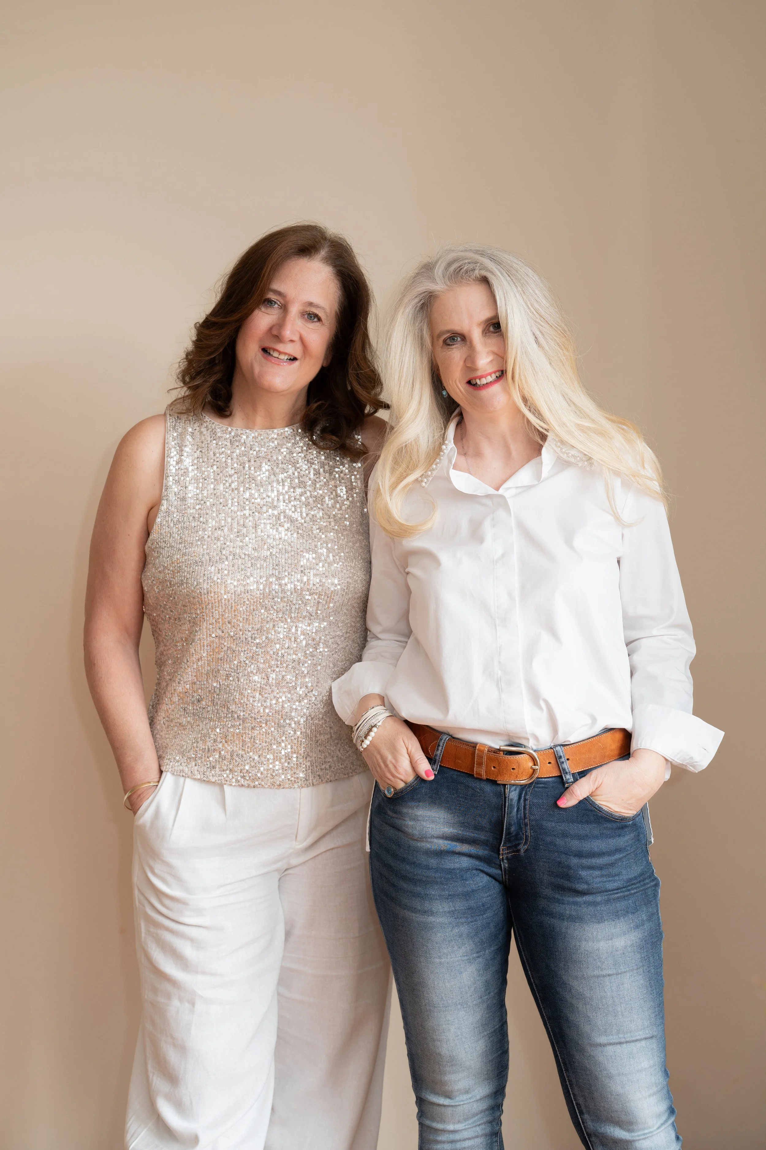 Sharon and Dee, co-founders of The Holiday Home Girls, holiday home and Airbnb stylists