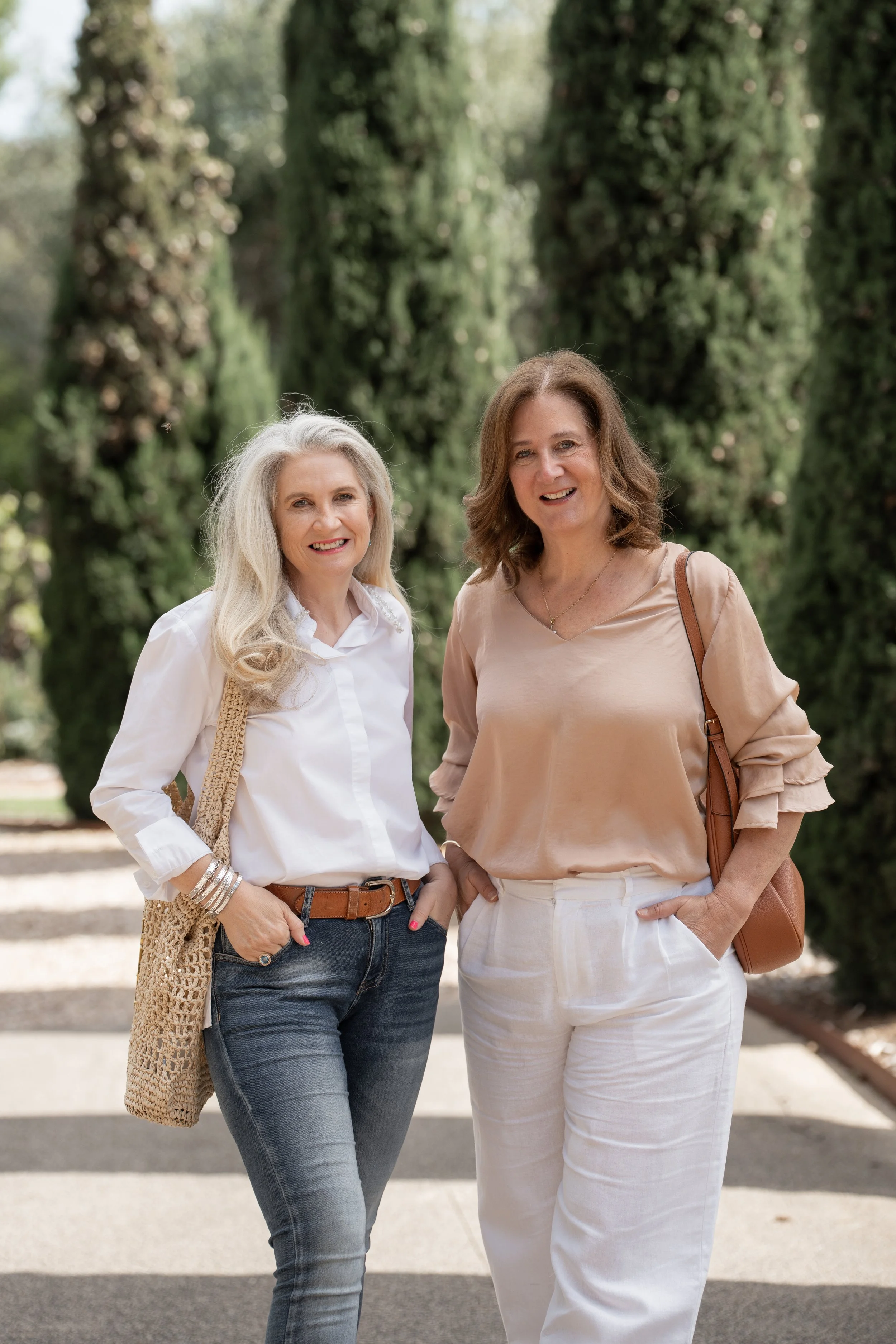 Sharon and Dee of The Holiday Home Girls, holiday home and Airbnb stylists
