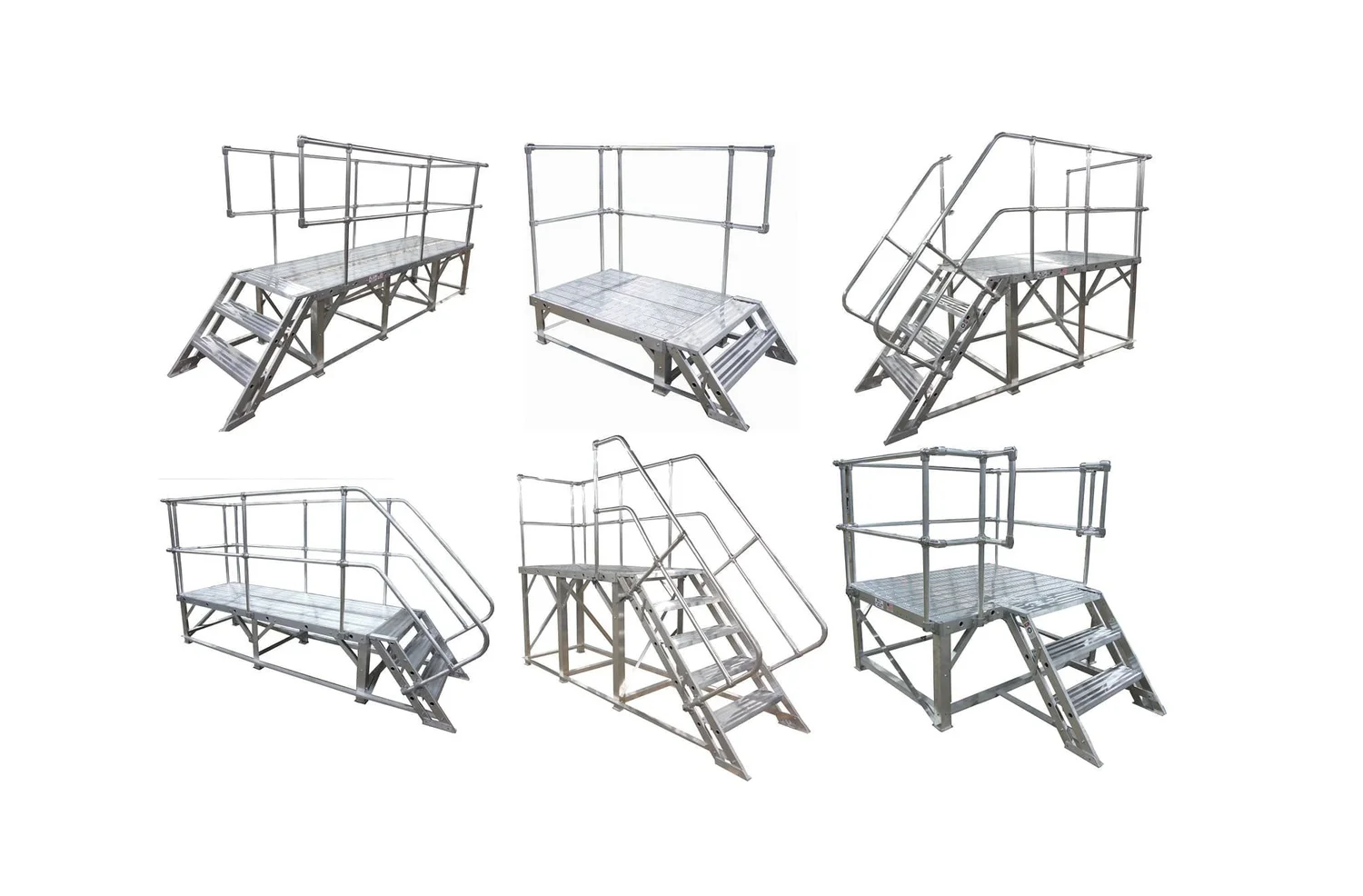 Square Working Platform Industrial Work Platforms — Metallic Ladder