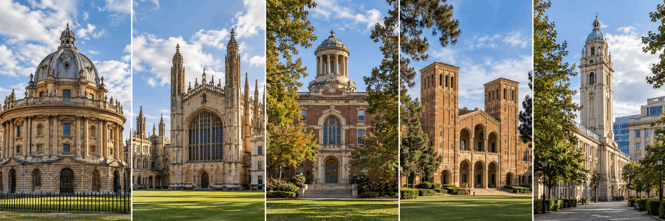 Banner depicted top UK and US Universities UniWise students are attending