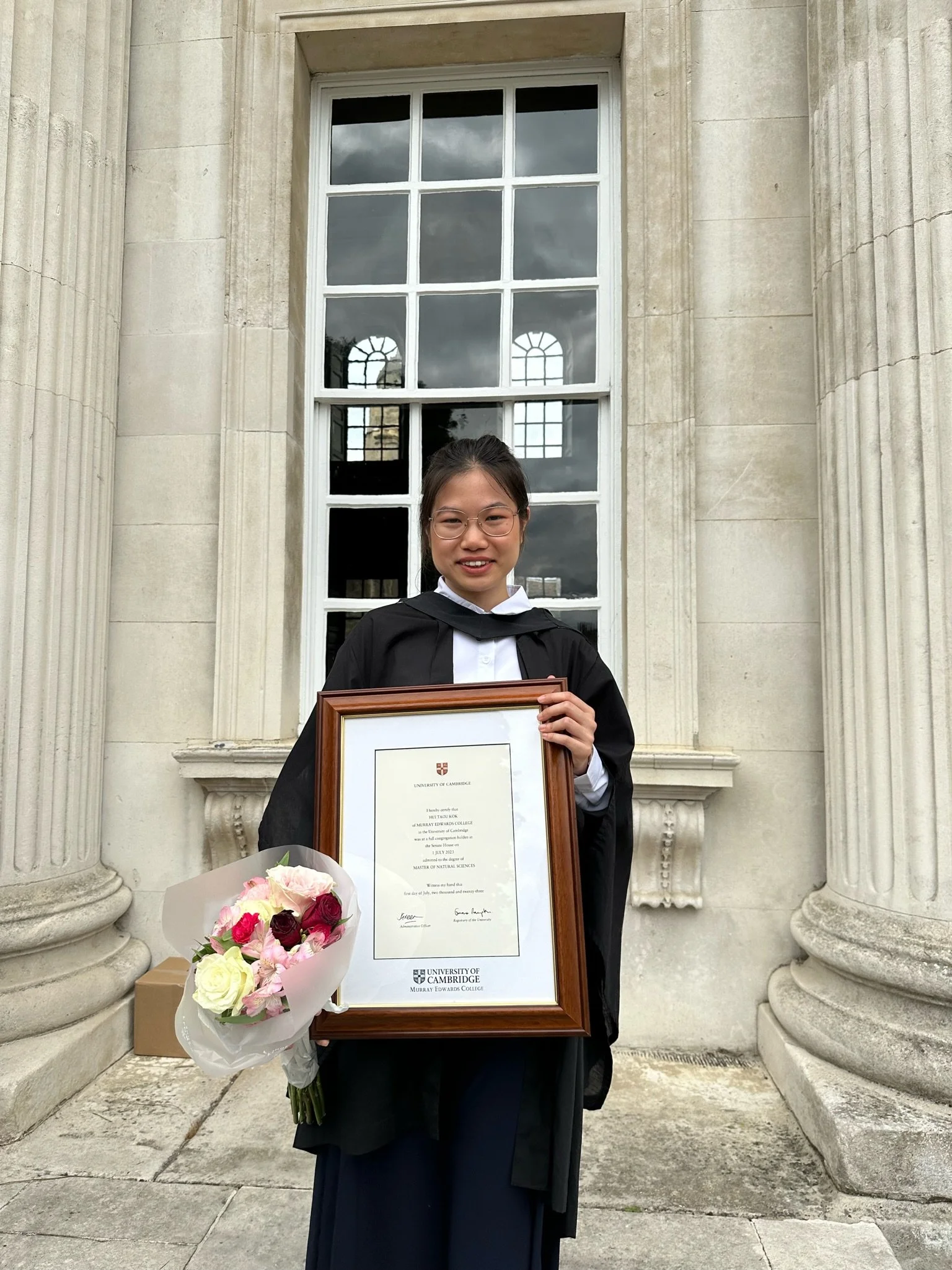 Portrait of Hui. T University of Cambridge Physical Natural Sciences