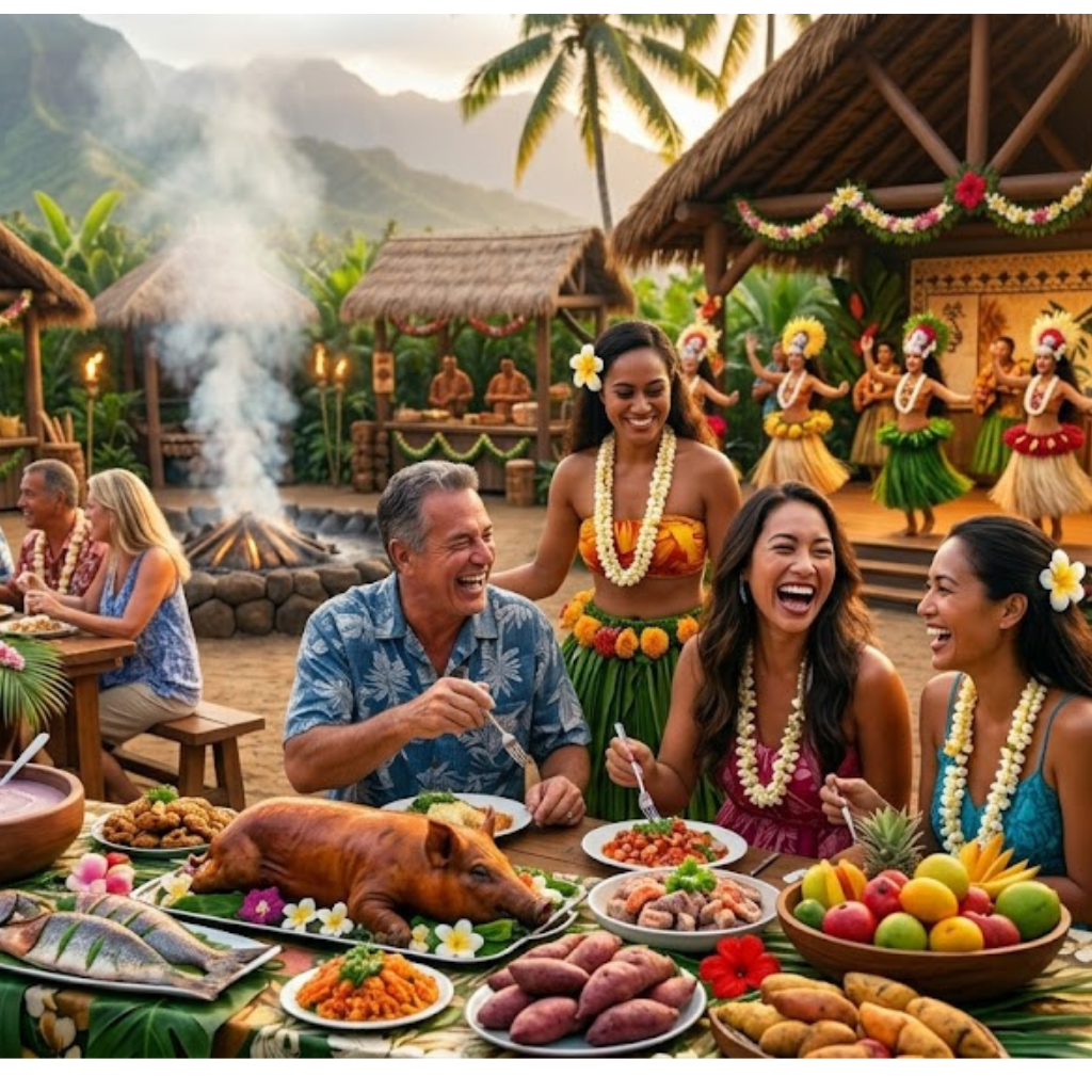 The Only Kauai Resort with a Luau Right on the Beach