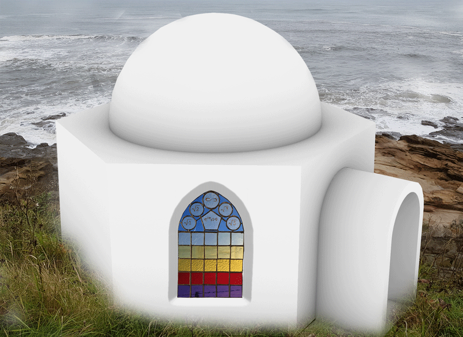 Secular Church of the Five Design for the East Window
