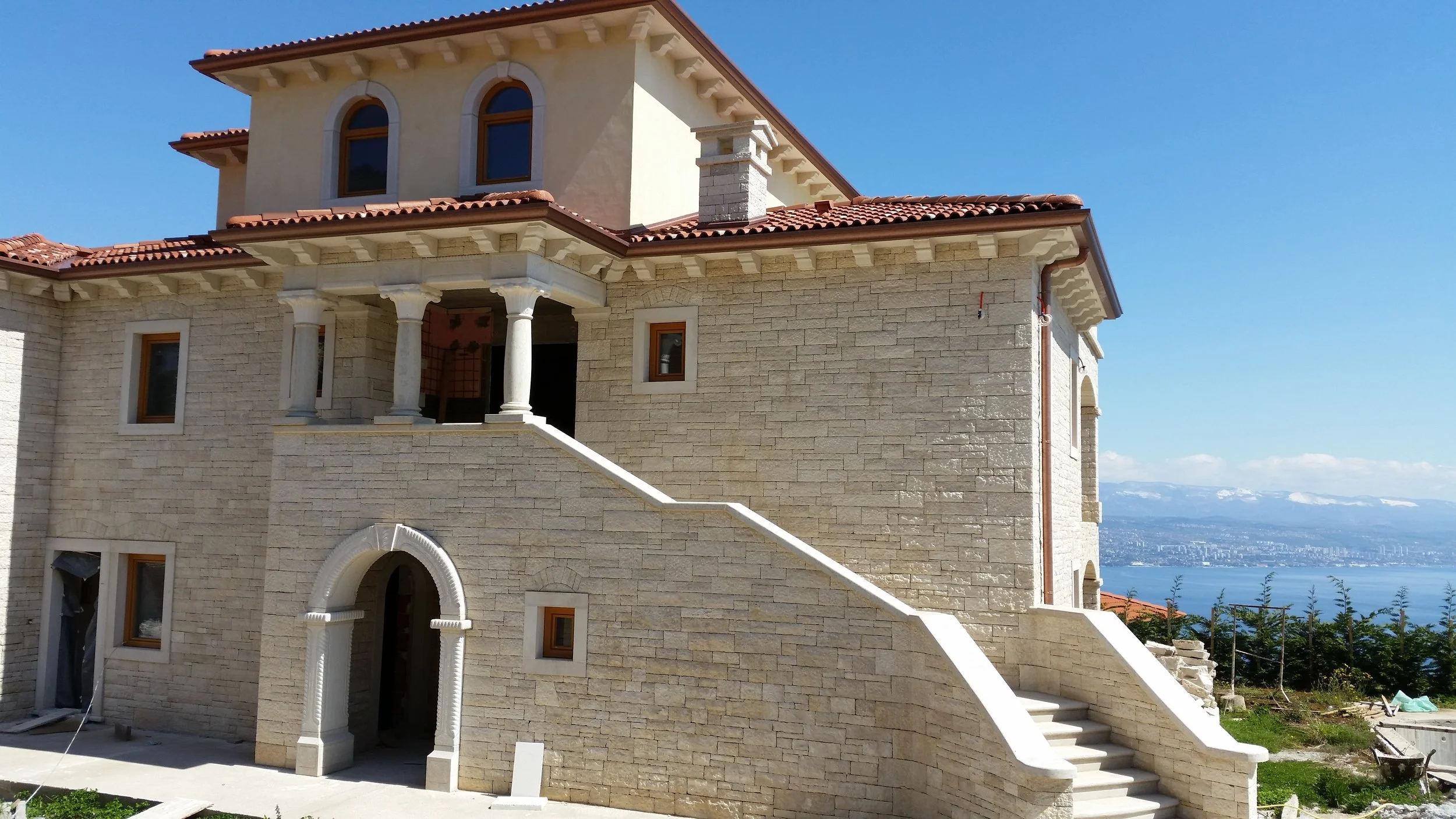 Renovierung einer historischen Steinvilla in Istrien