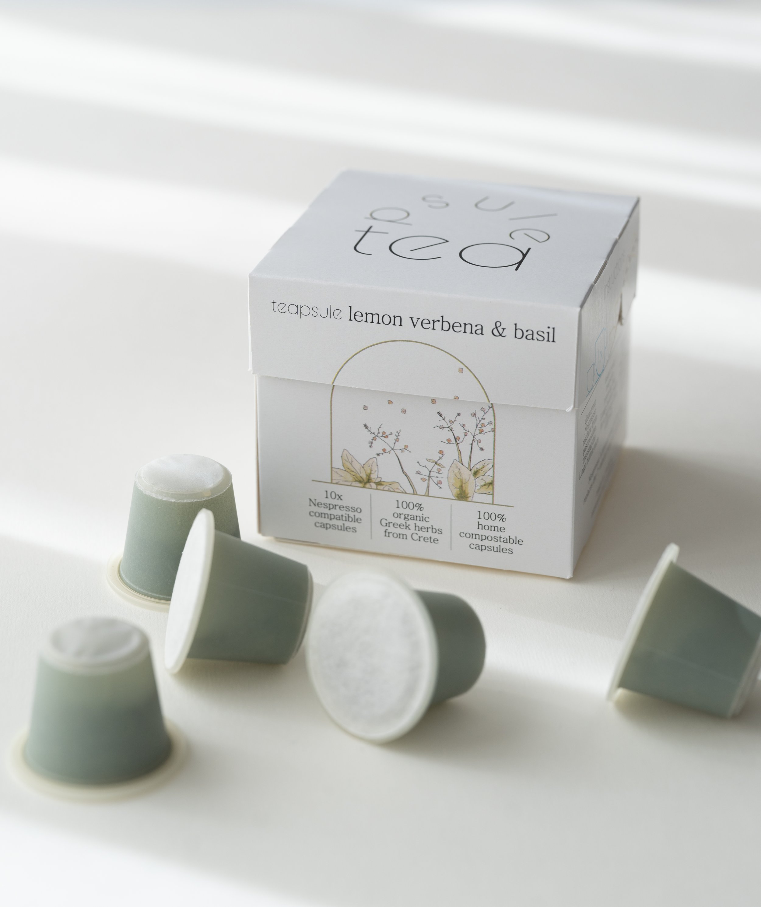 lemon verbena & basil - 10 capsules