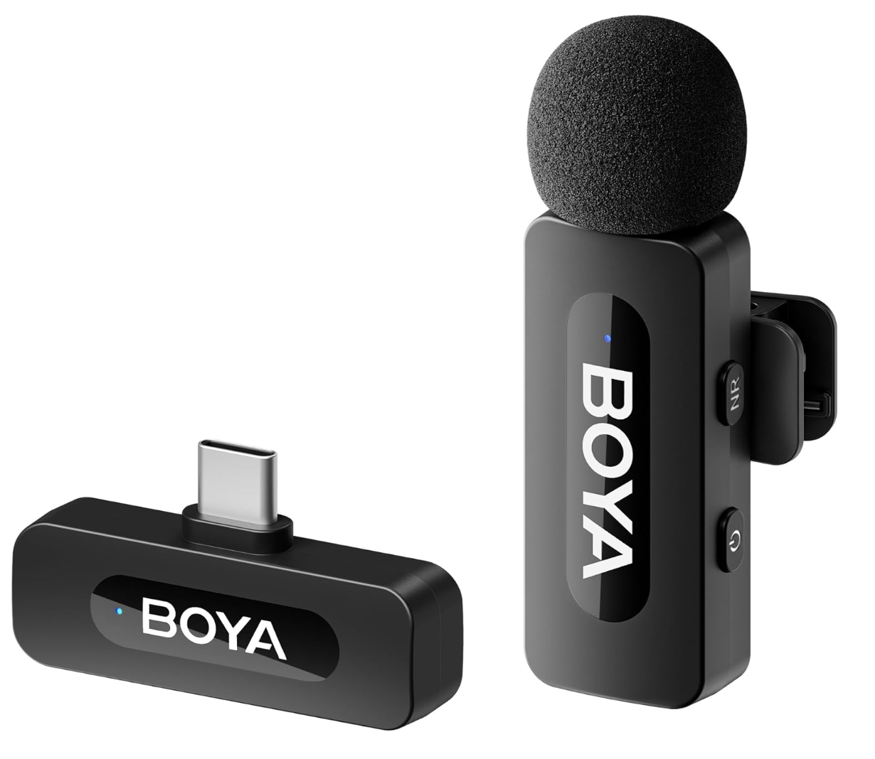 BOYA BY-V10 USB C Wireless Lavalier Microphone