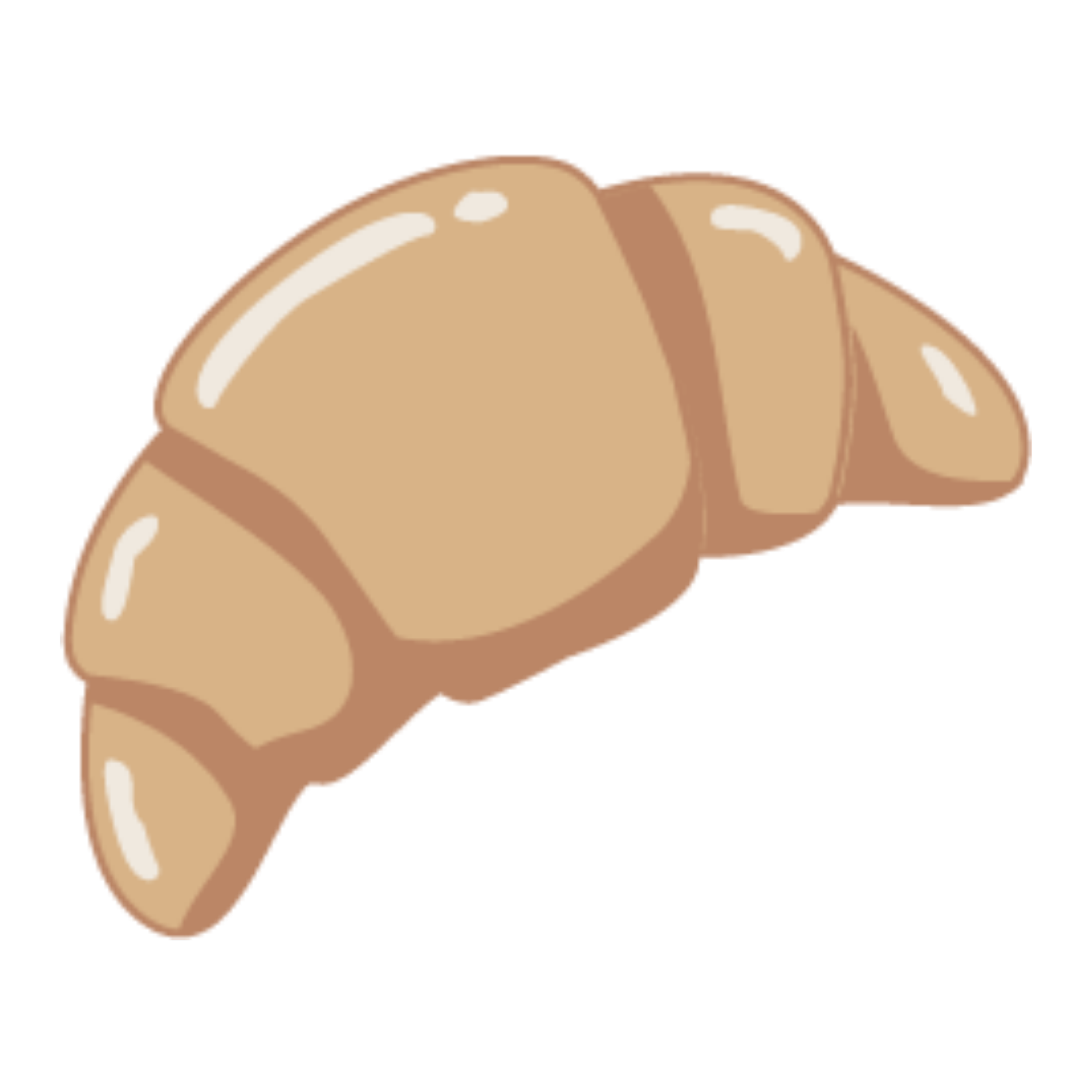 A digital illustration of a loaf of bread with a golden-brown crust, featuring scoring lines on top.