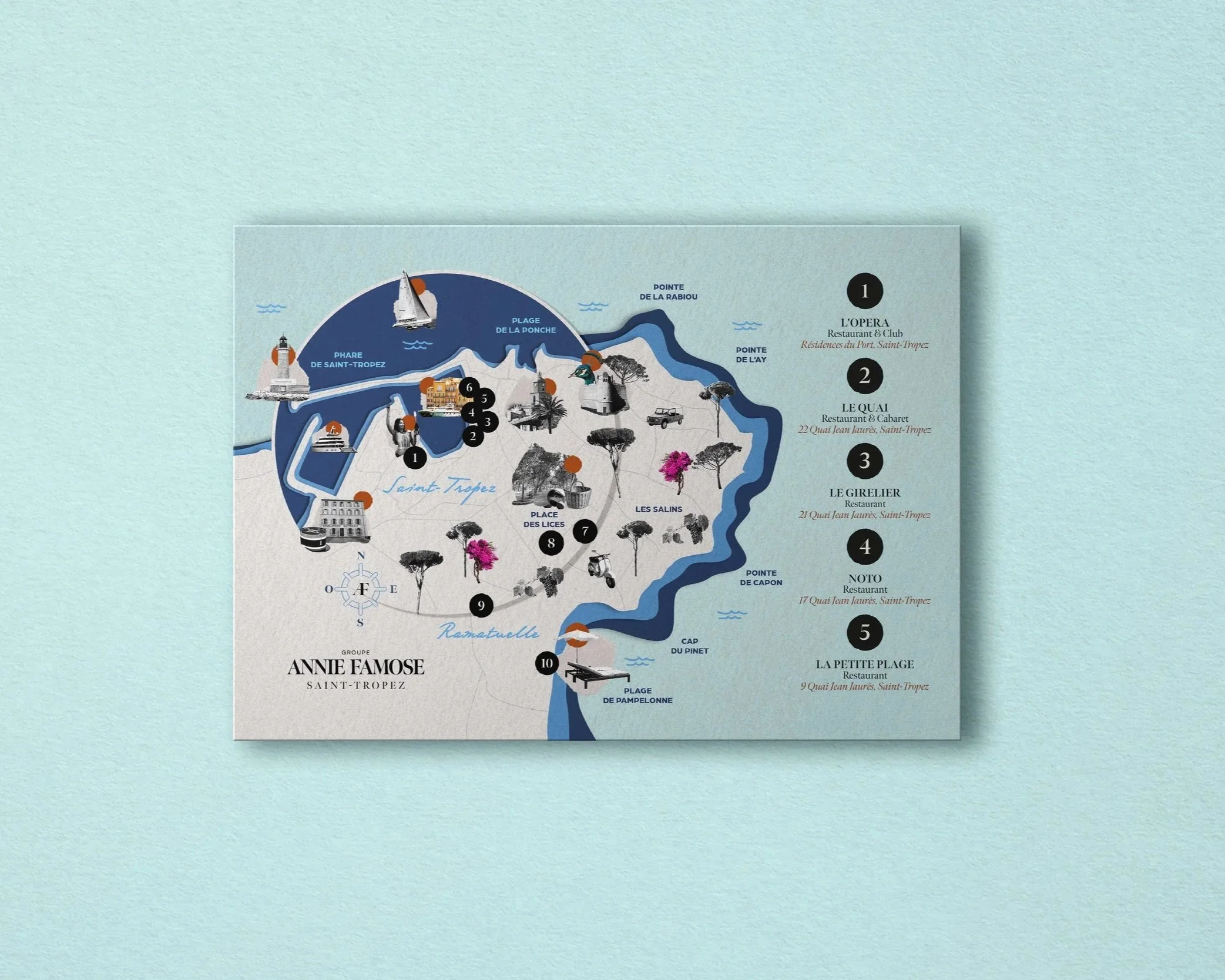 Cartographie Illustrée - Groupe Annie Famose