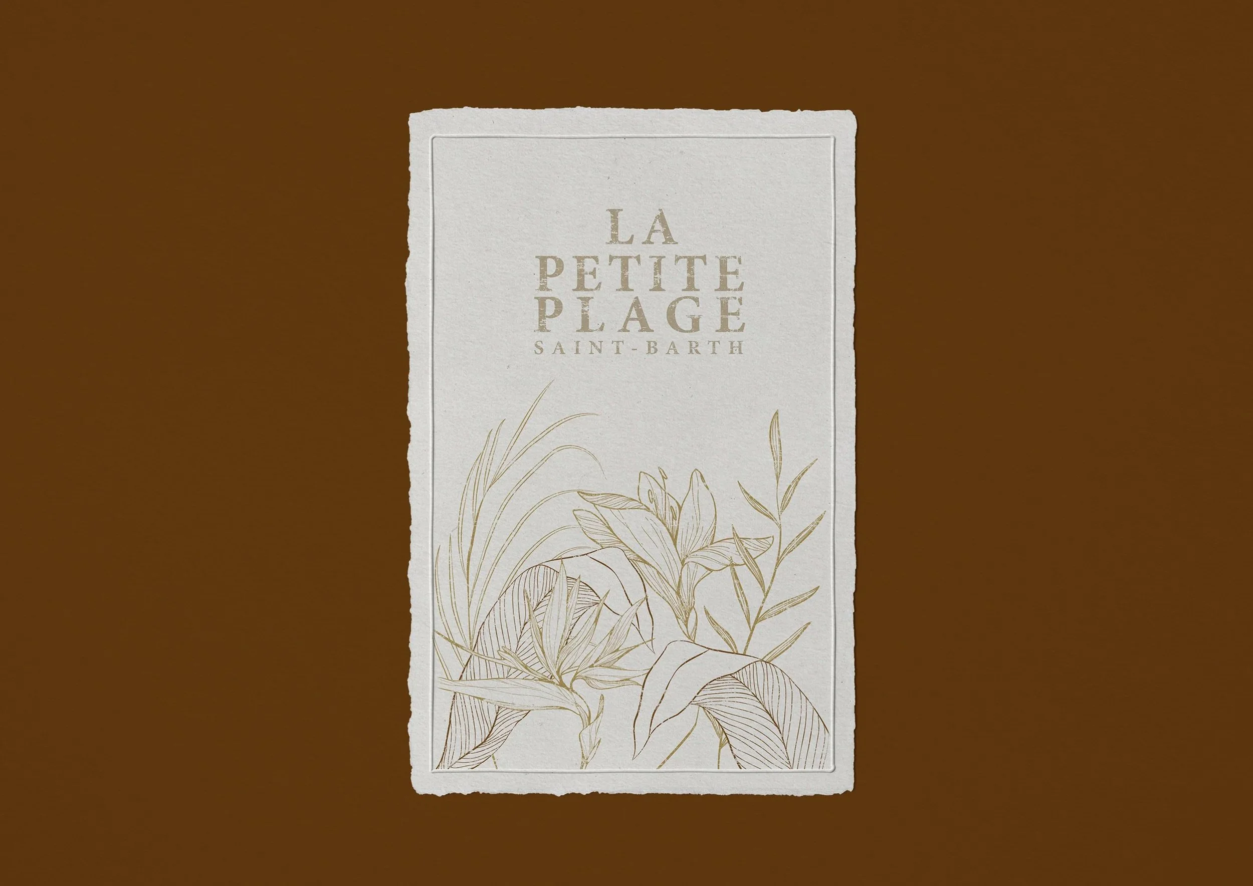 LA PETITE PLAGE - Saint-Barth - Carte Cocktail