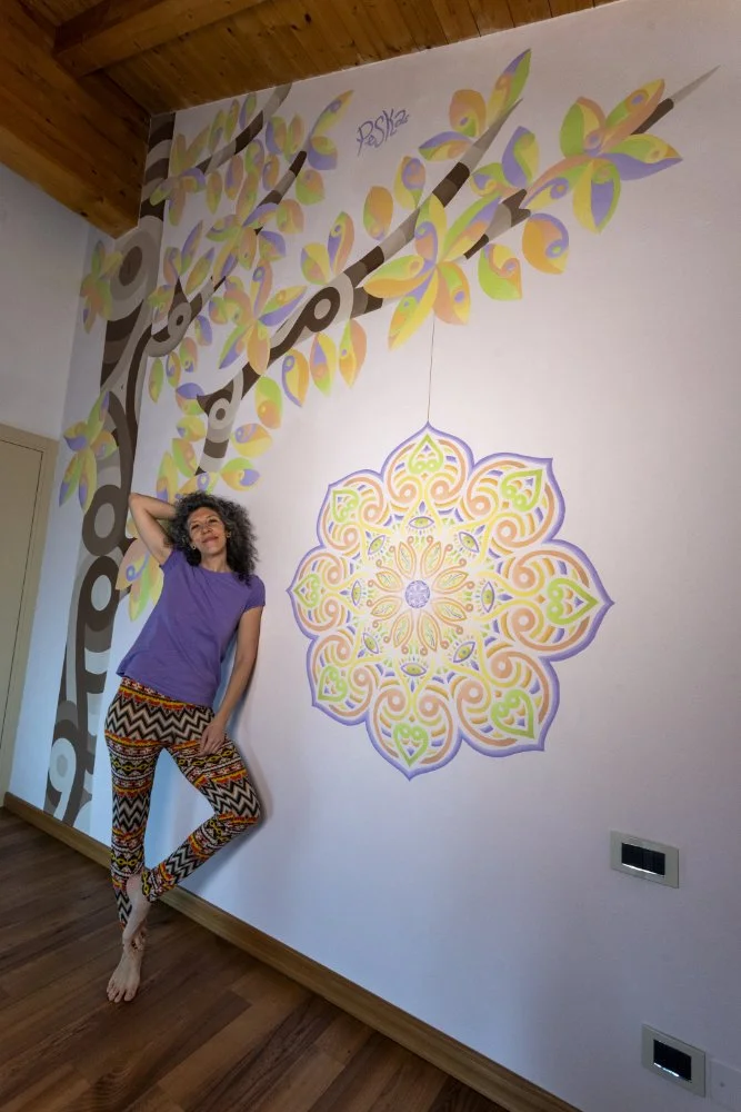 "Albero e Mandala pastello" 2025