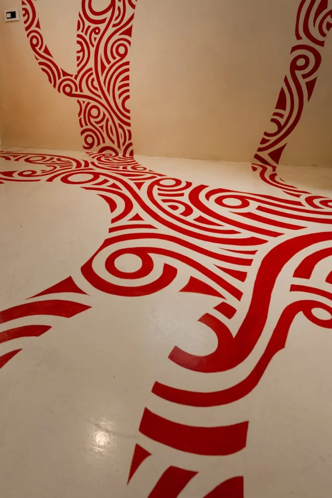 Murales "Red Tree" 2014 (dettaglio)