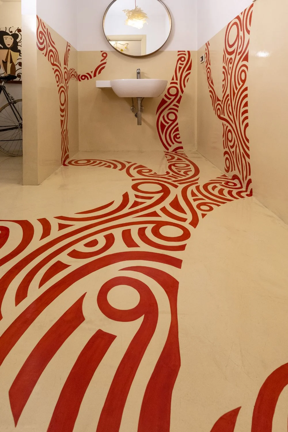 Murales "Red Tree" 2014 (dettaglio)