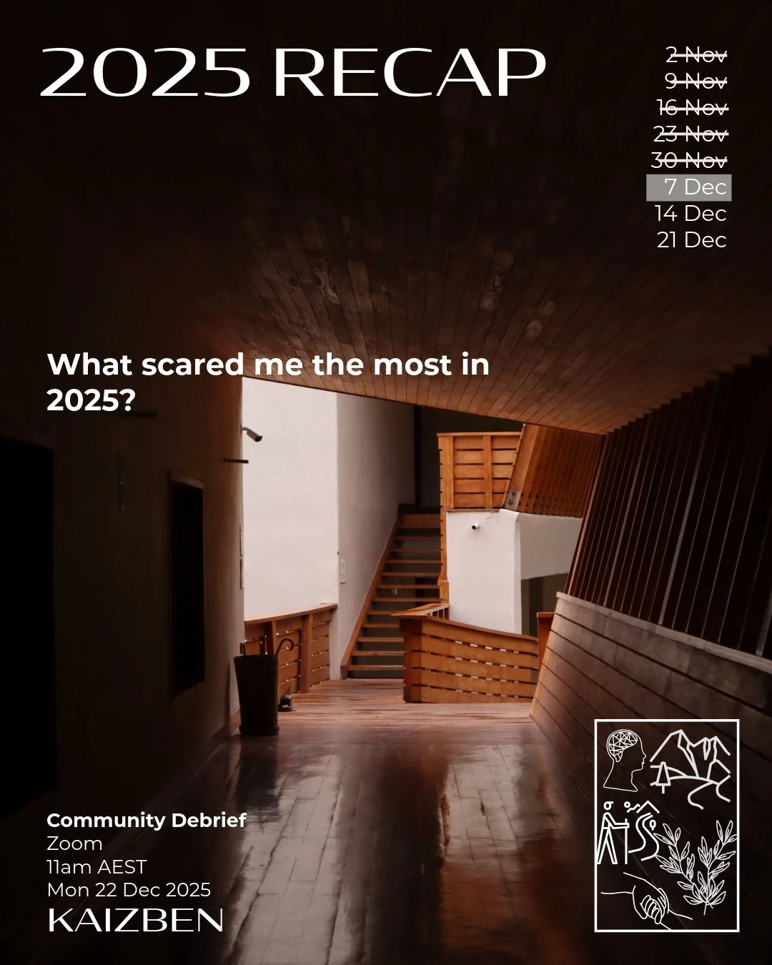 Prompt 6 of 8:

👹 Every year comes with it's own challenges. Some are tough, some are scary, some are both.

❓What was �scary� for you in 2025?
❓What did you do, and what made it less scary?
❓Does this reveal anything to you about your relationship 
