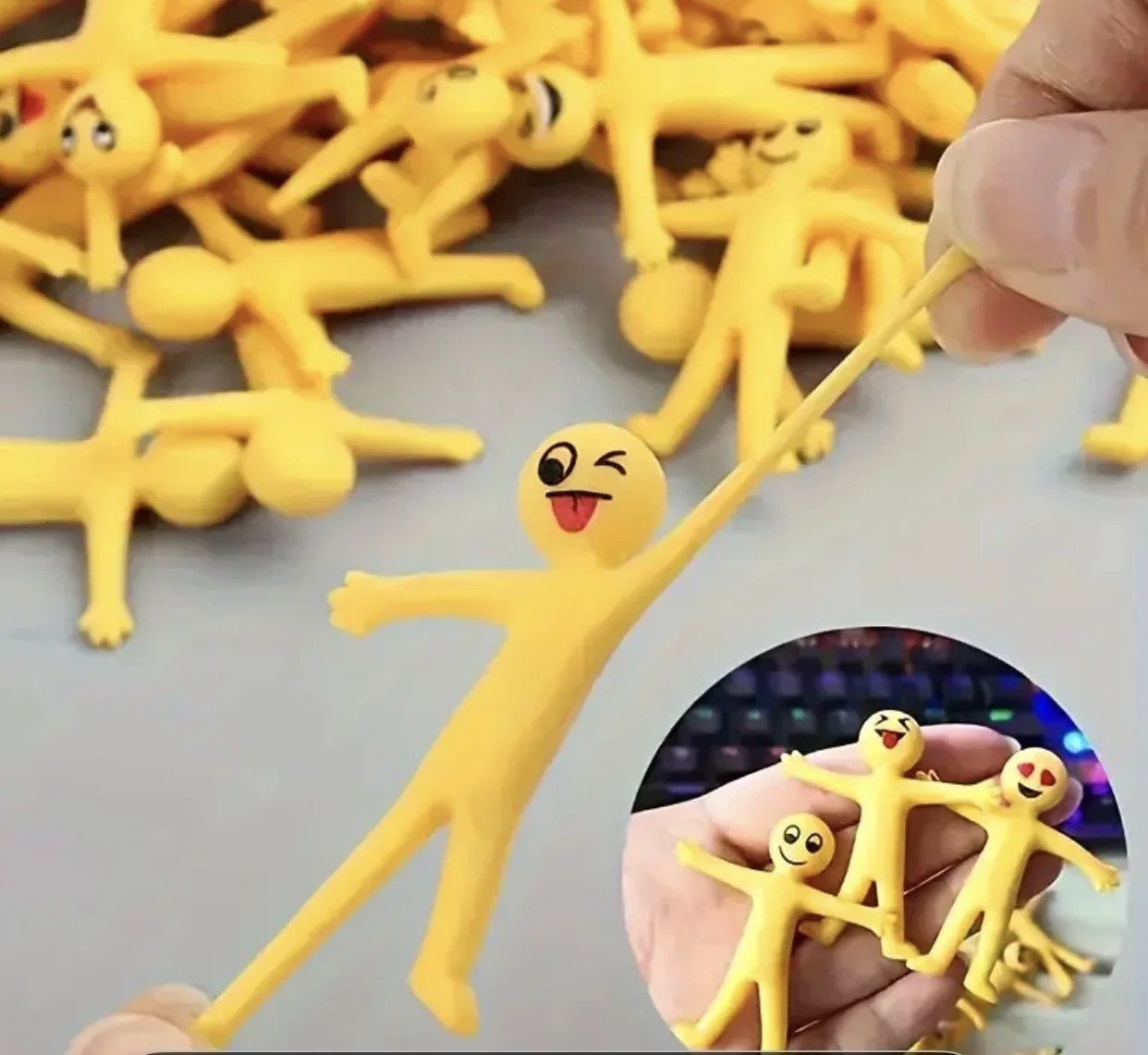 Stretchy fidget person