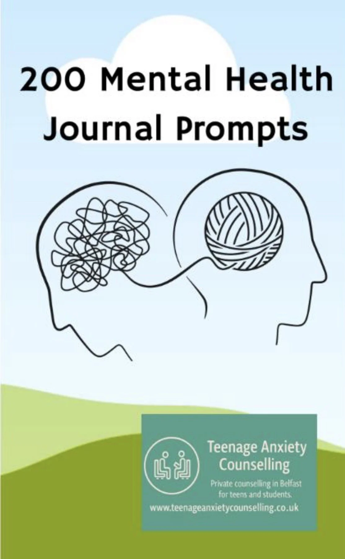 200 Mental Health Journal Prompts  - downloadable/print at home