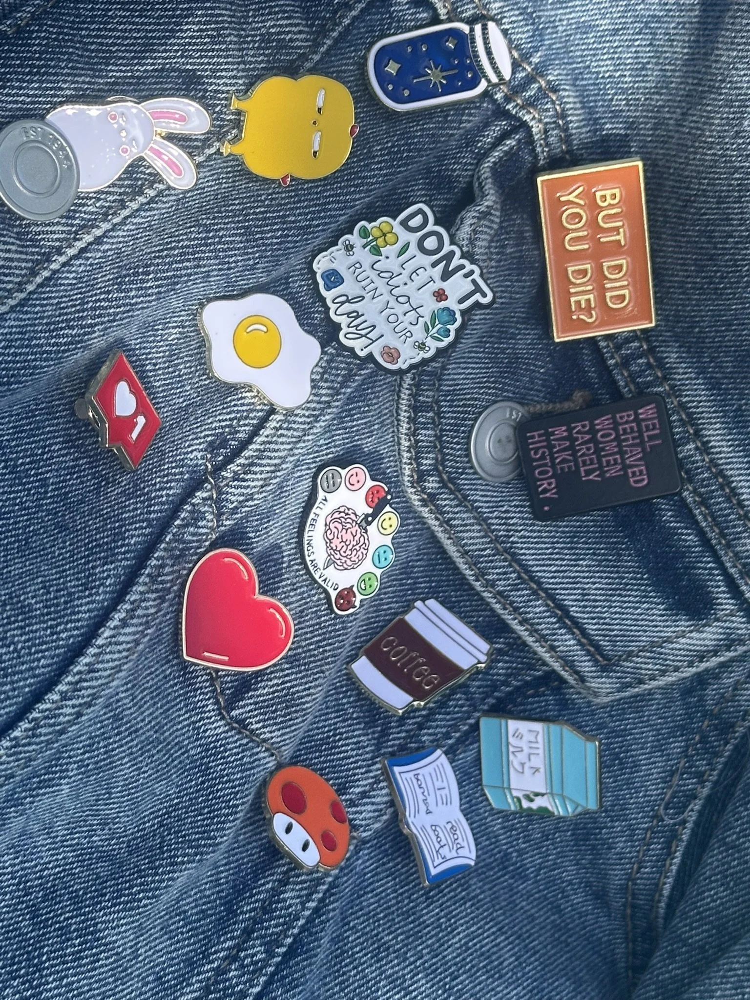 'Express Yourself' Collection - Badges / Pins - Inspiration/Fun/Well-being/Cute