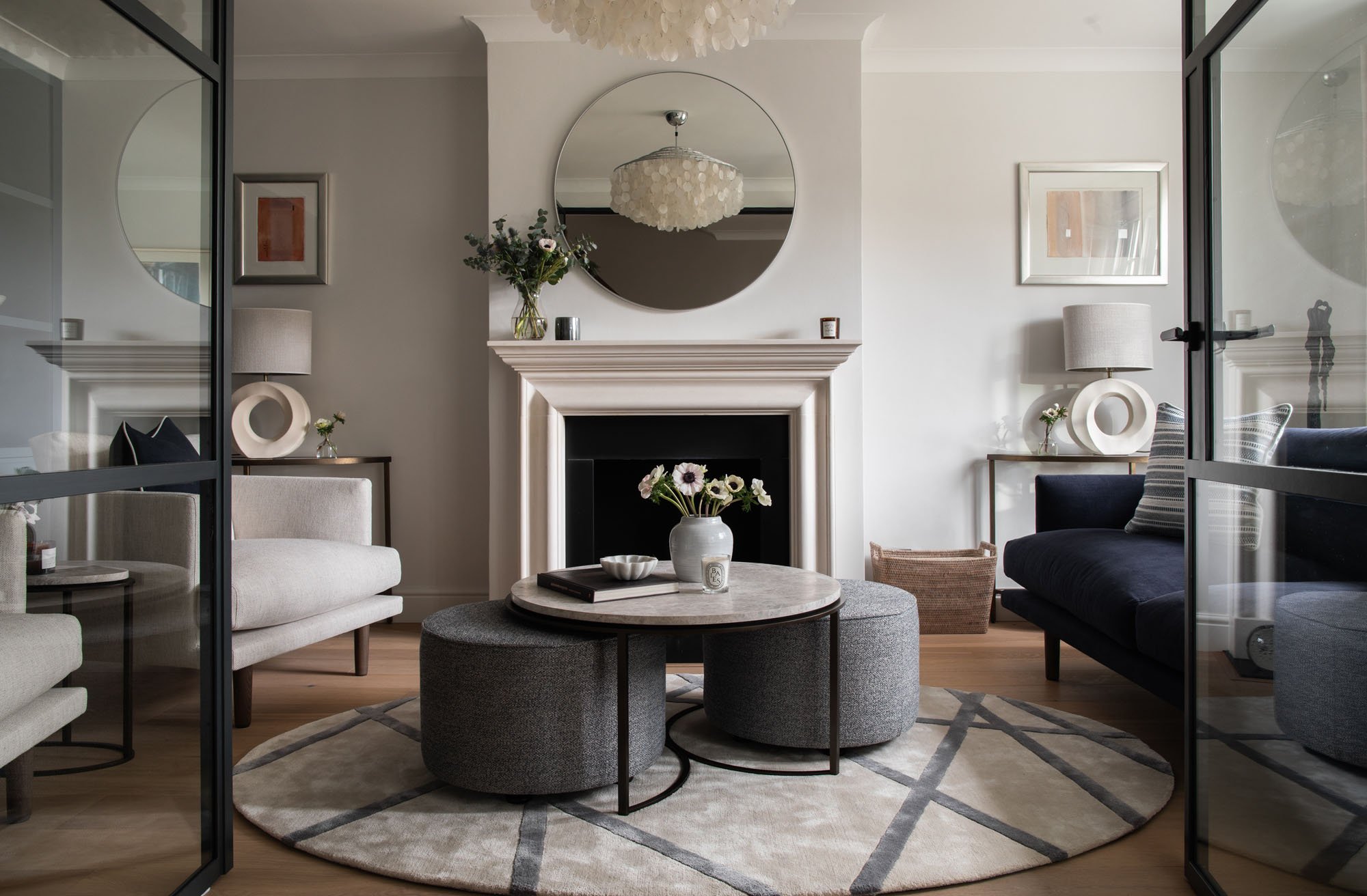 South West London Contemporary Living Room Renovation 