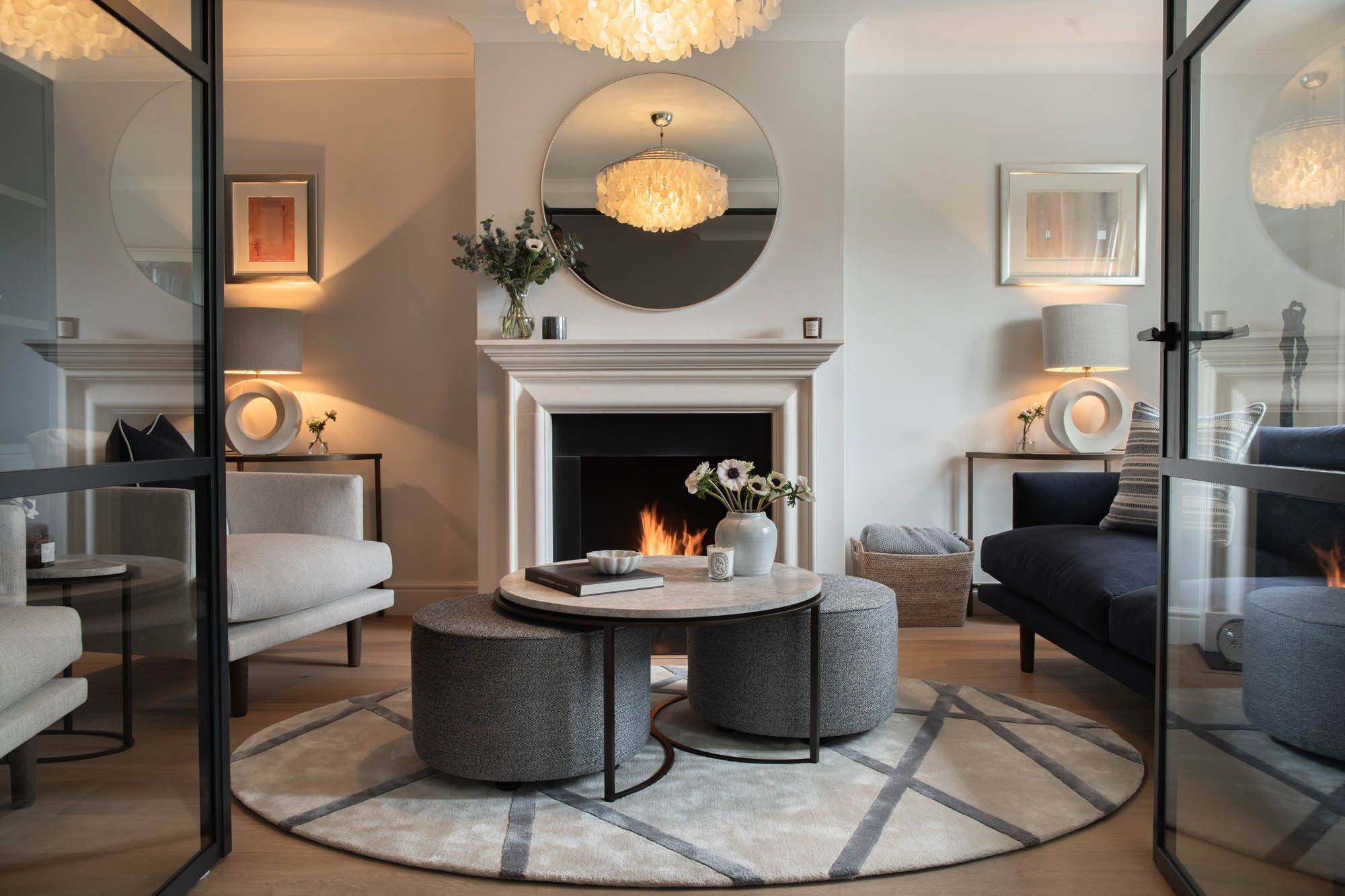 South West London Contemporary Living Room Renovation 