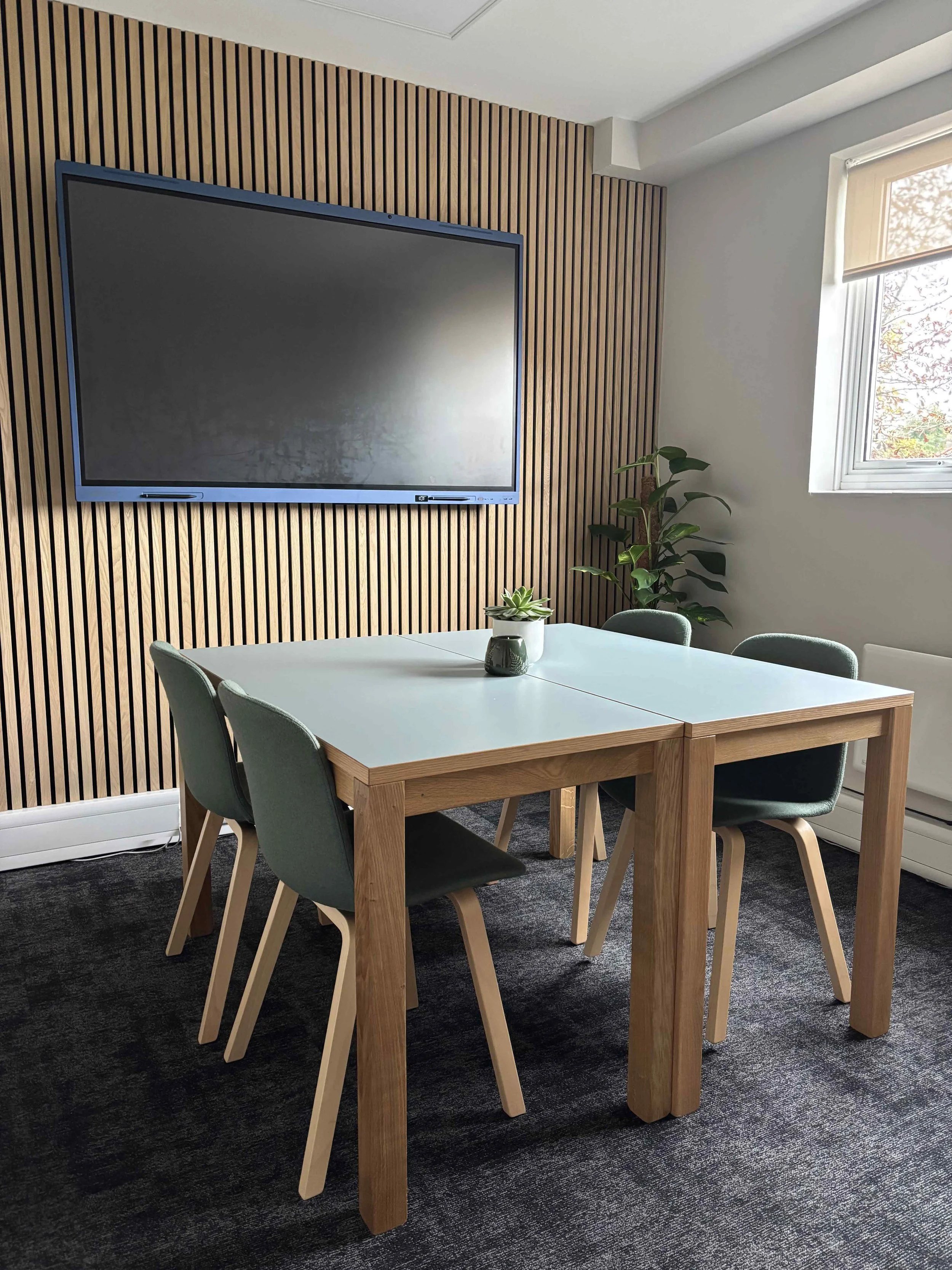 Nikki Rees Commercial Contemporary Interior Design Company Learning Enrichment King College neurodiverse sensetive, biophilic approach, acupanel 