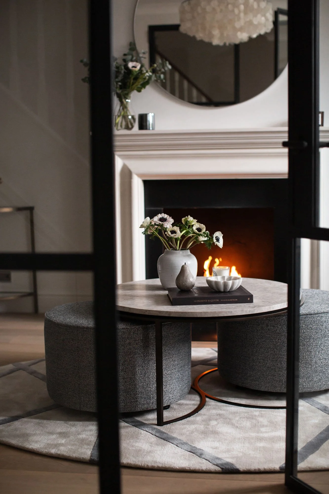 South West London Contemporary Living Room Renovation Loom coffee table 