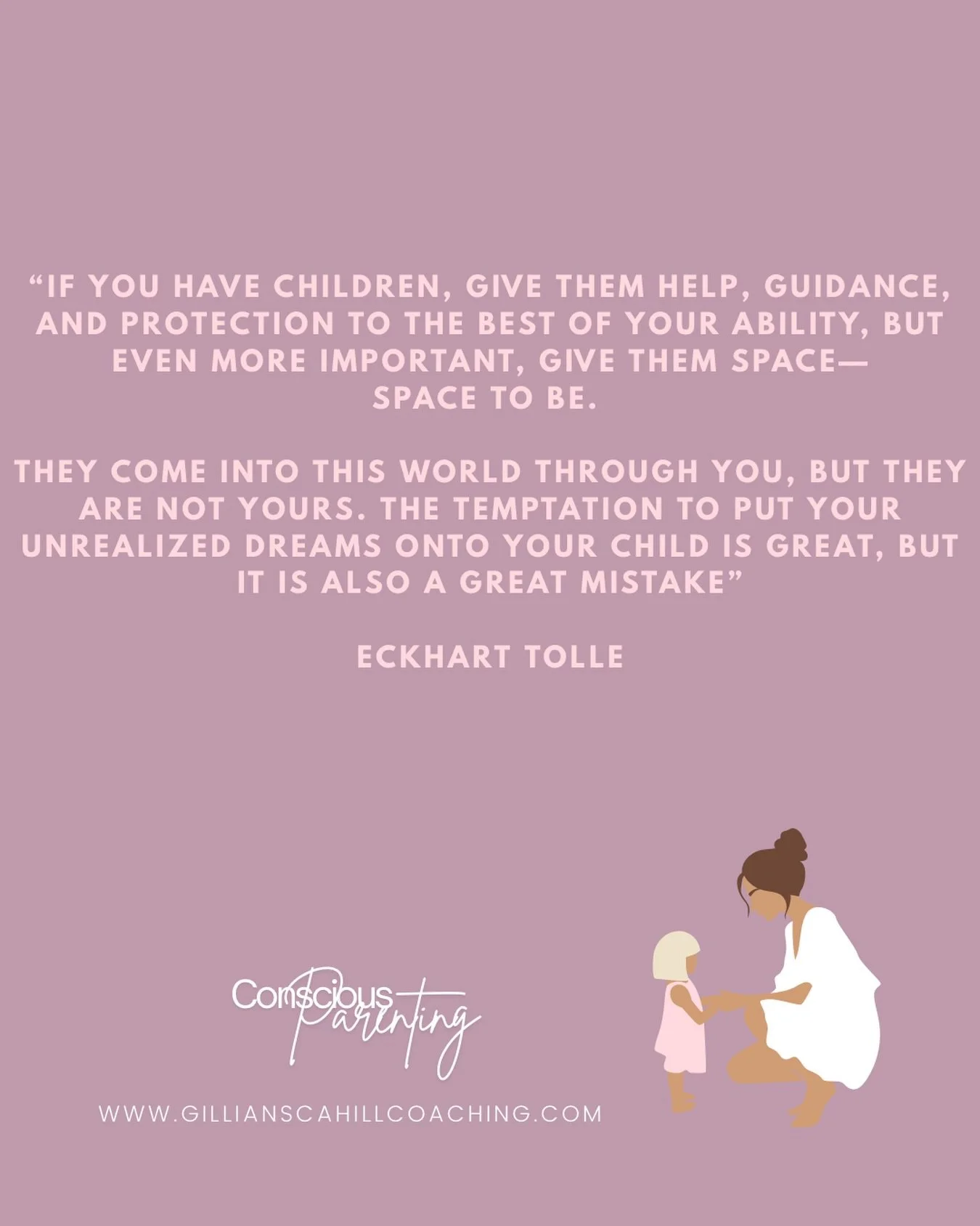 Space to be❤️

So much of conscious parenting is learning to release the grip, the expectations, the fantasy we had in our heads of who our children would be before they even arrived.

I&rsquo;ve learned through this work  that the most powerful pare