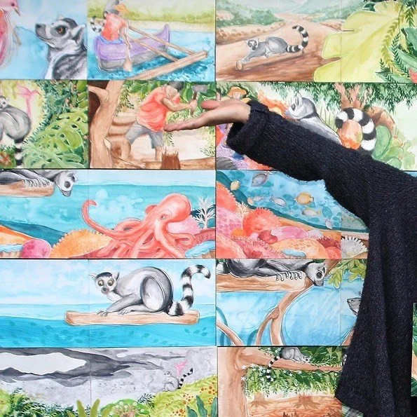 📍Madagascar, 2019

Throwback five years to my days of watercolour and pencil - this book was created in the most kind, welcoming, and loved-filled home nestled in the capital city of the island🌞

My second educational storybook, &lsquo;Where has al