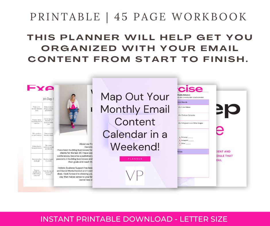 Map Out Your Monthly Email Content Calendar in a Weekend!