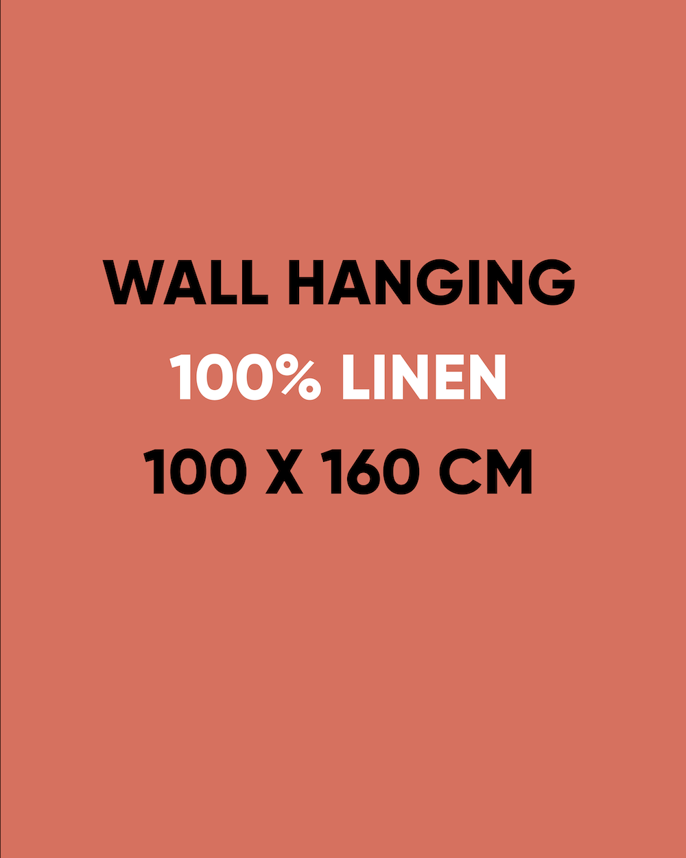 Wall Hanging Linen｜100X160 CM