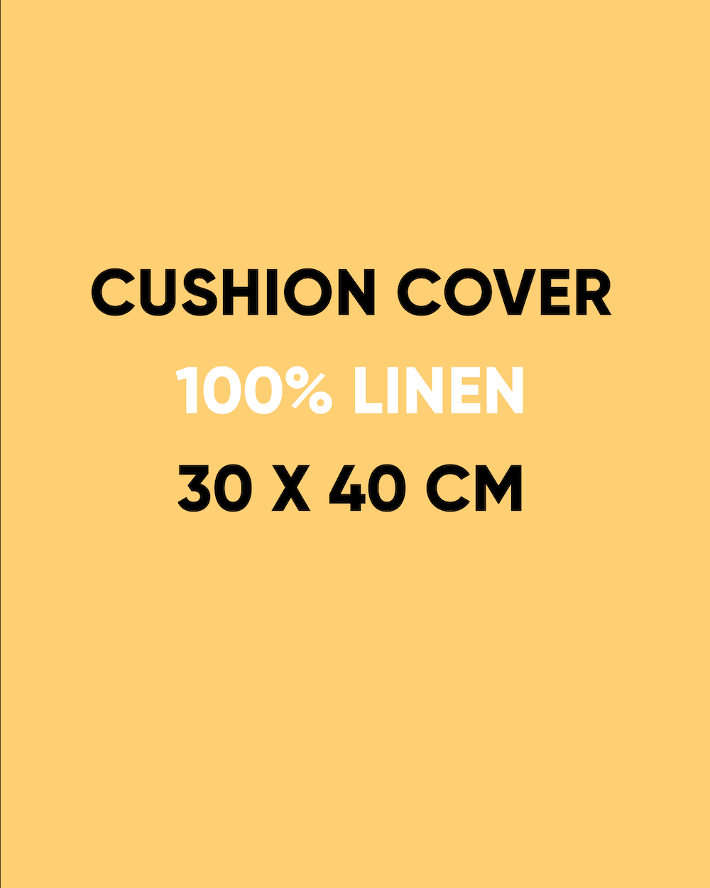 Cushion Cover Linen｜30X40 cm
