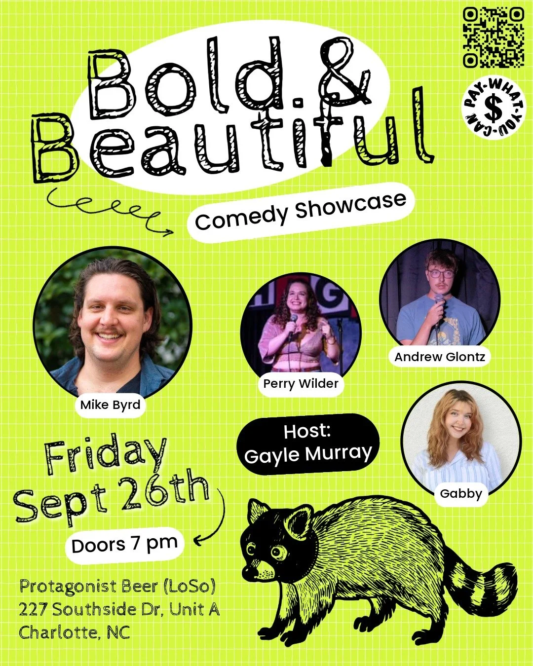 🎤 THIS FRIDAY: Bold &amp; Beautiful Comedy is back! If you're looking for a sign to make plans. This is it.

We&rsquo;re taking over Protagonist Beer (LoSo) for another night of 🔥 stand-up, good vibes, and pizza that slaps. 

This month&rsquo;s hea