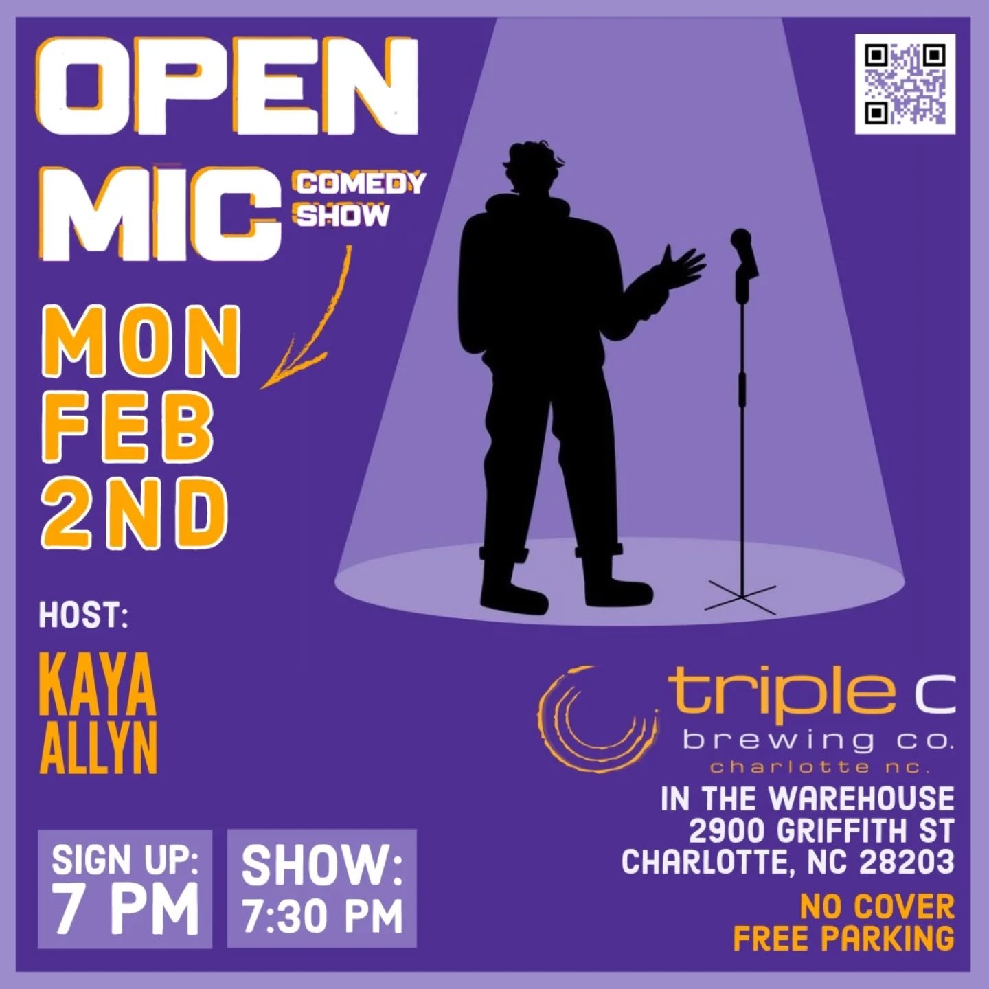 🎤 TONIGHT: COMEDY AT TRIPLE C 🎤

We&rsquo;re back, baby. The snow has (mostly) melted, your driveway is negotiable, and it&rsquo;s time to leave the house and laugh again. Join us tonight at Triple C Brewing for a fresh round of stand-up from local