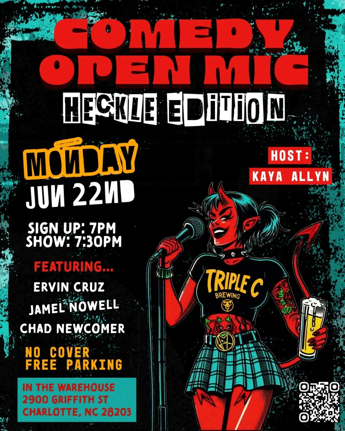 The Heckle Mic returns Monday at Triple C Brewing.

Comics get 5 minutes.
The crowd gets opinions.
Nobody is safe.

Whether you spent Sunday grilling, calling your dad, avoiding your dad, or becoming your dad, we've got a seat for you.

🎤 Sign-ups a