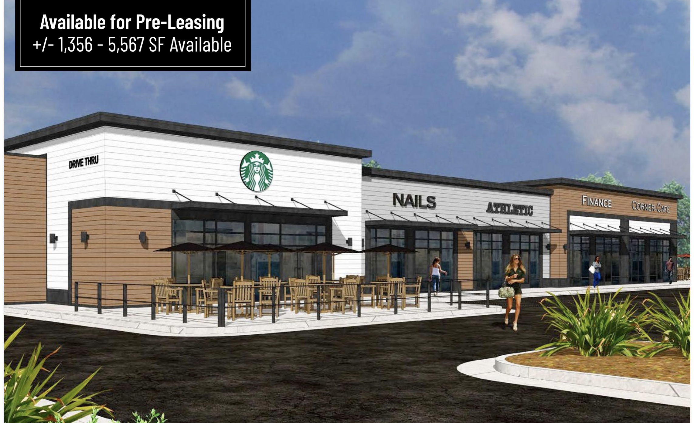 STARBUCKS-ANCHORED STRIP CENTER