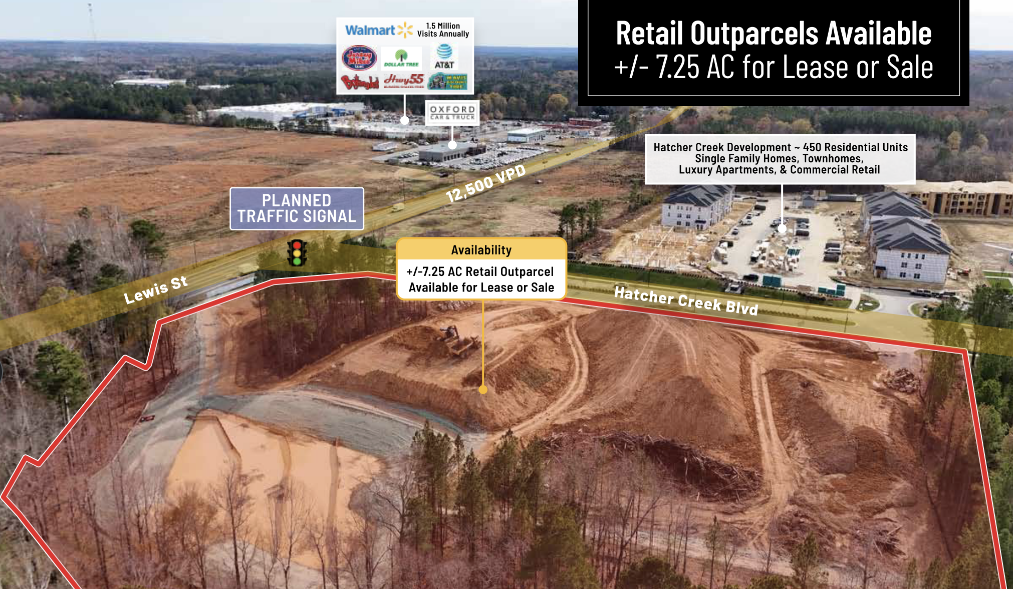 HATCHER CREEK &amp; LEWIS STREET NW CORNER