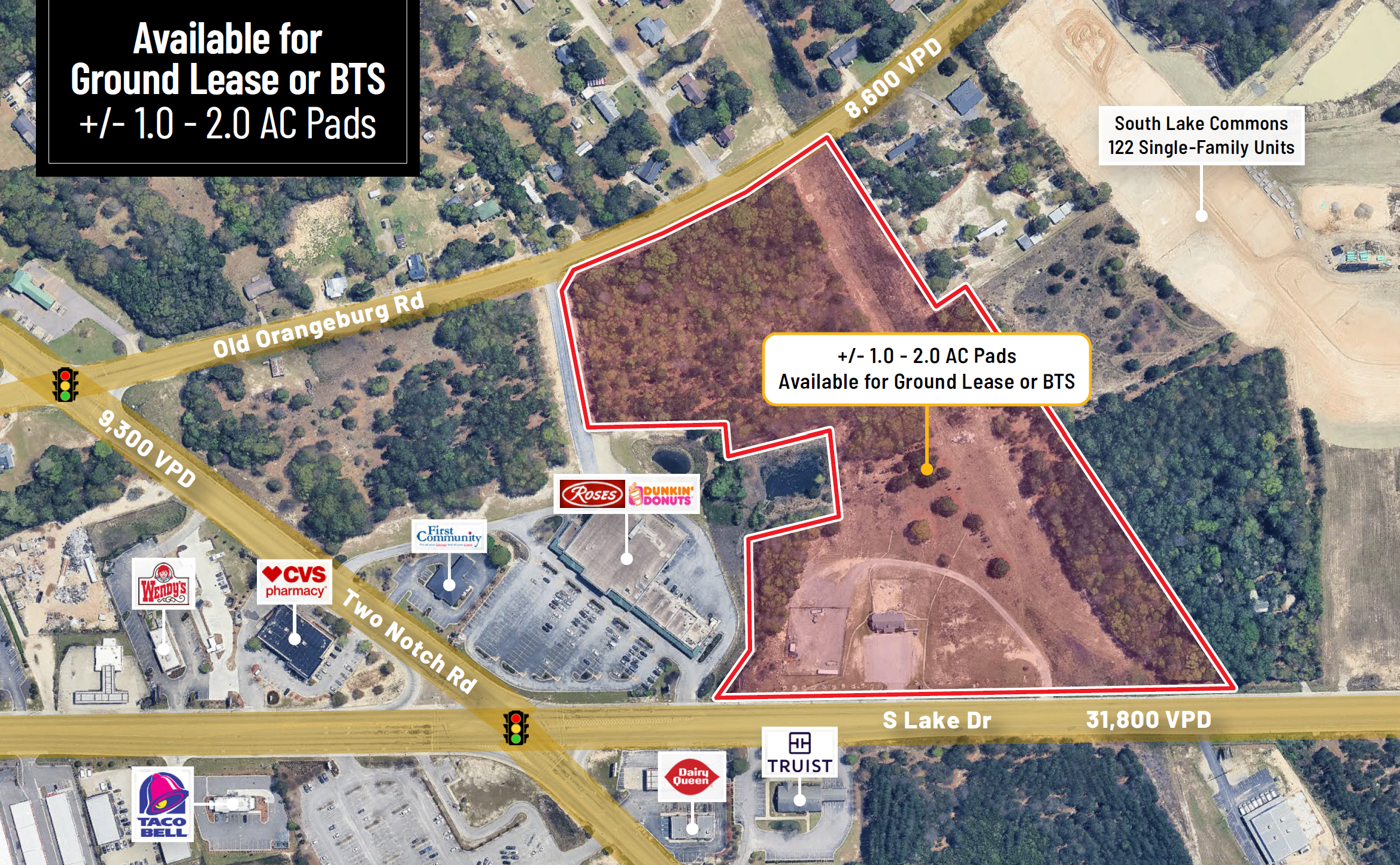 S LAKE DR / I-20 PADS