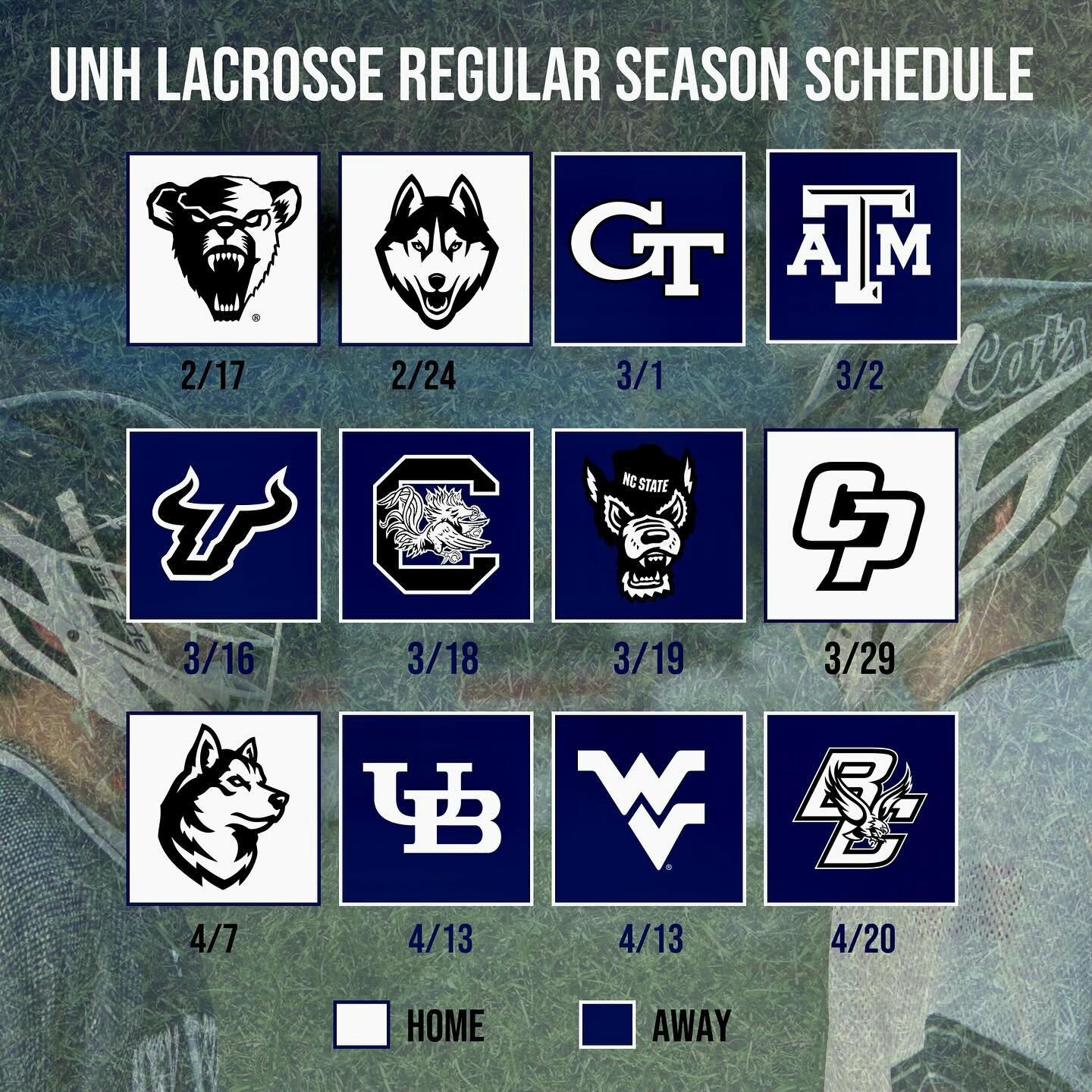 We are excited to share our 2024 Spring schedule. Happy holidays! #GoCats