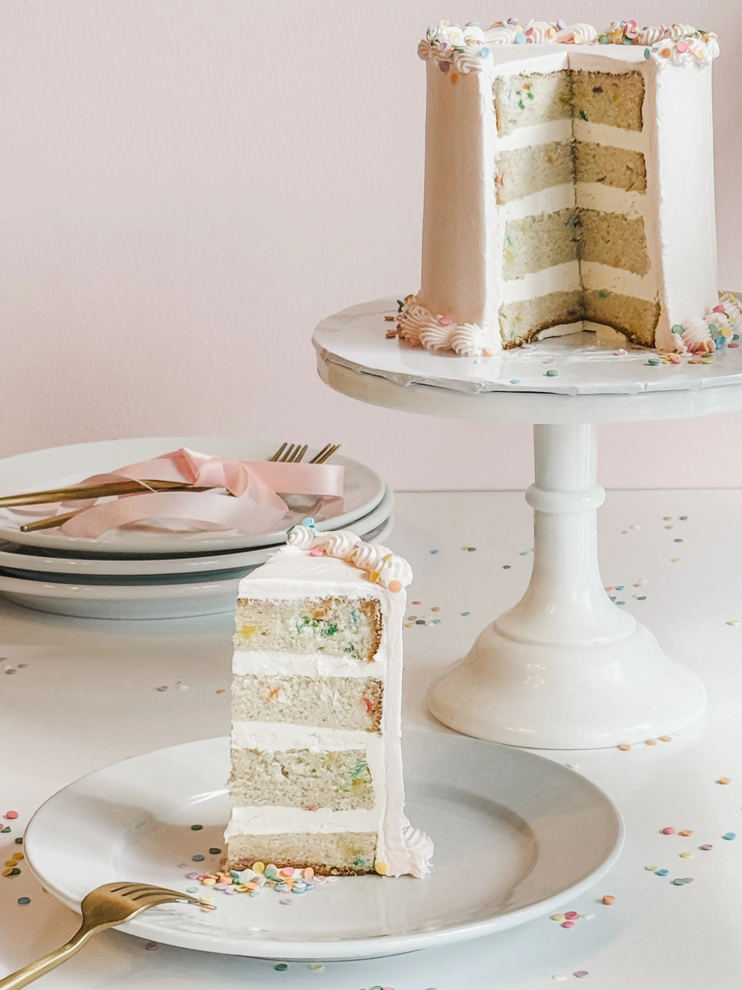 Classic Confetti Cake