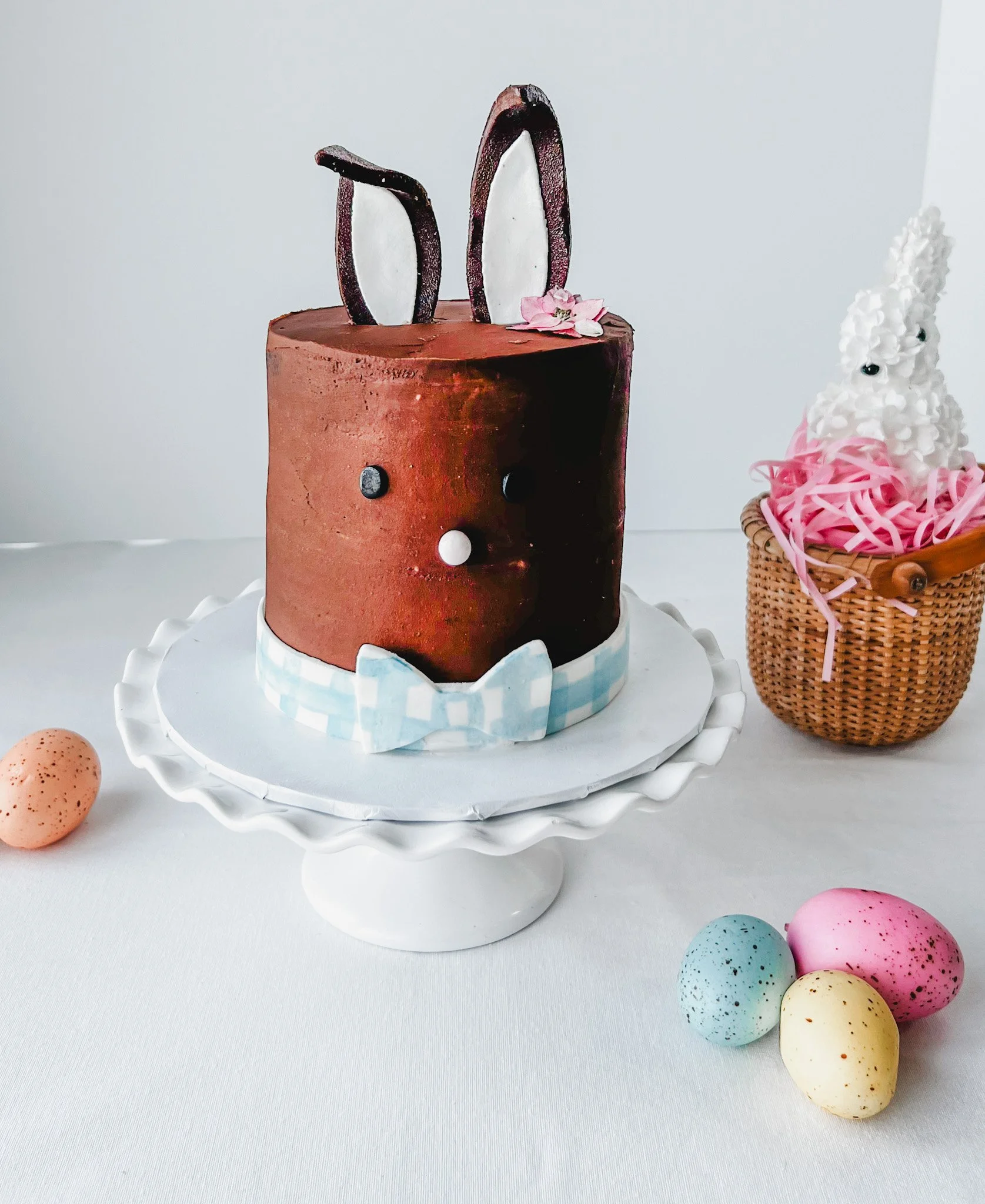 Chocolate Easter Bunny Cake