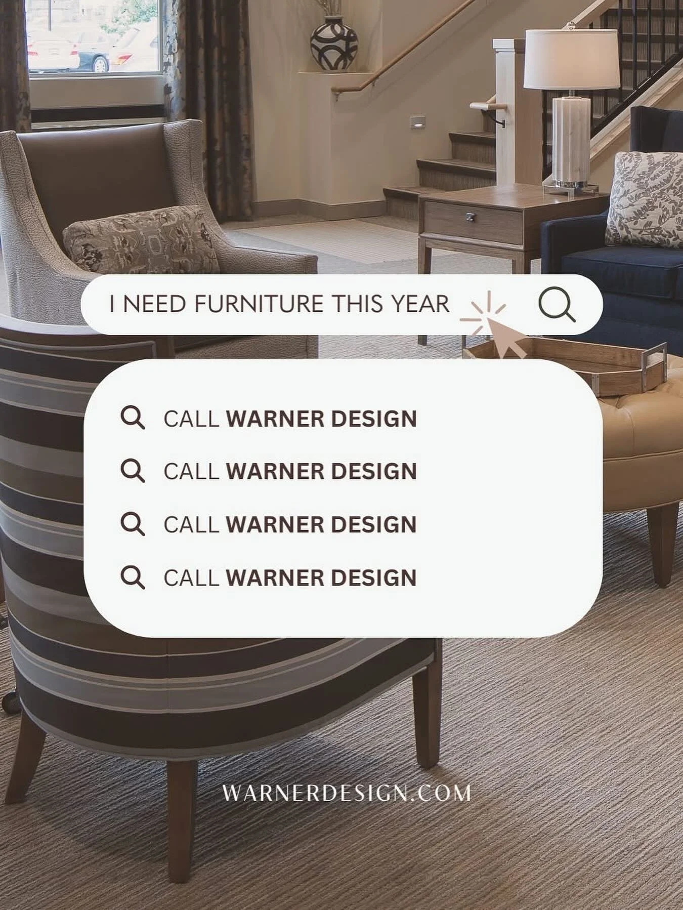 Need furniture this year? Let’s talk now! 🪑✨ 
Time is ticking, and lead times won’t wait. 
Email Brittany at bpanachida@bdstudiocollection.com today to hop on a call and discuss your FF&E needs—we need to start talking immedi