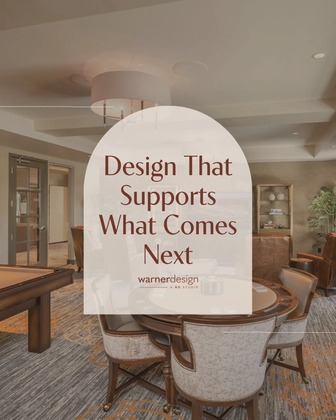 The most effective improvement projects start long before construction begins.

Early coordination and return-driven thinking support better decisions, not just for today&rsquo;s project, but for what comes next.

At Warner Design, we partner across 