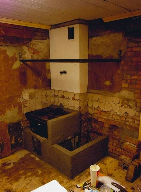 Rebuilding wood fired stove