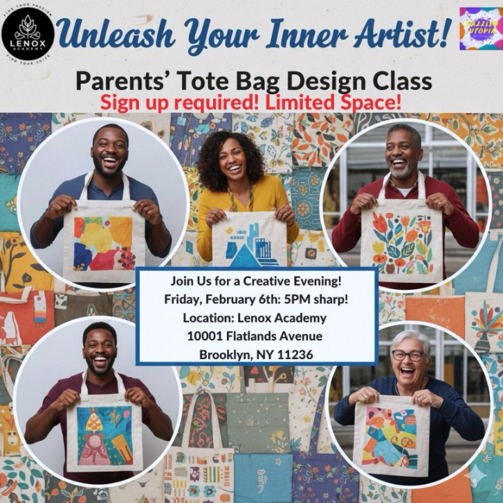 Parents’ Tote Bag Design Class
