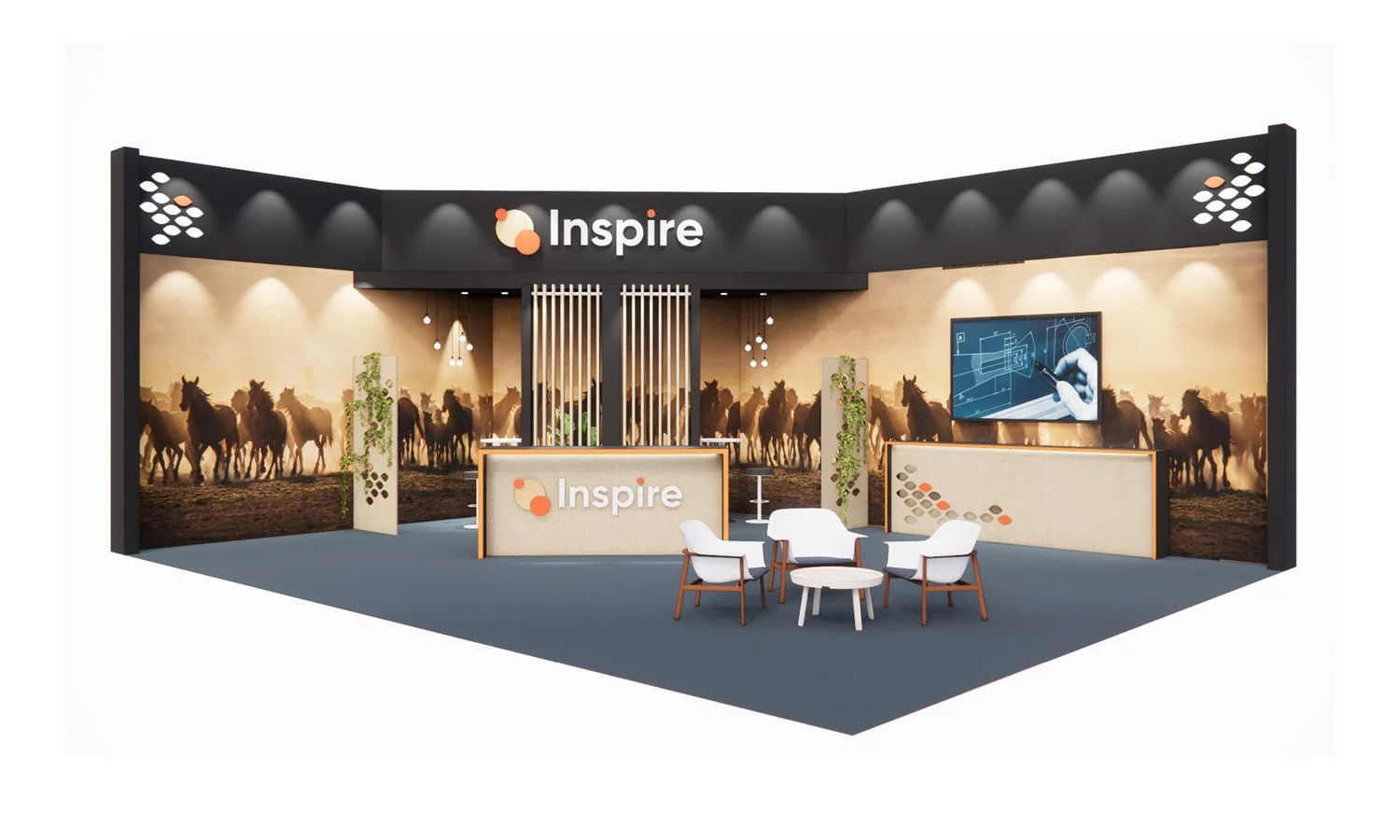 Mässmonter inspiration React Expo