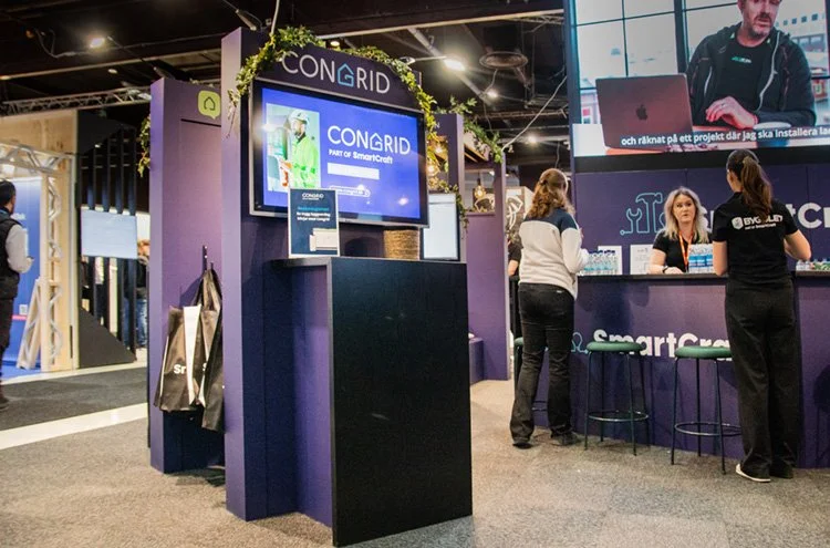 Mässmonter Nordbygg Smartcraft